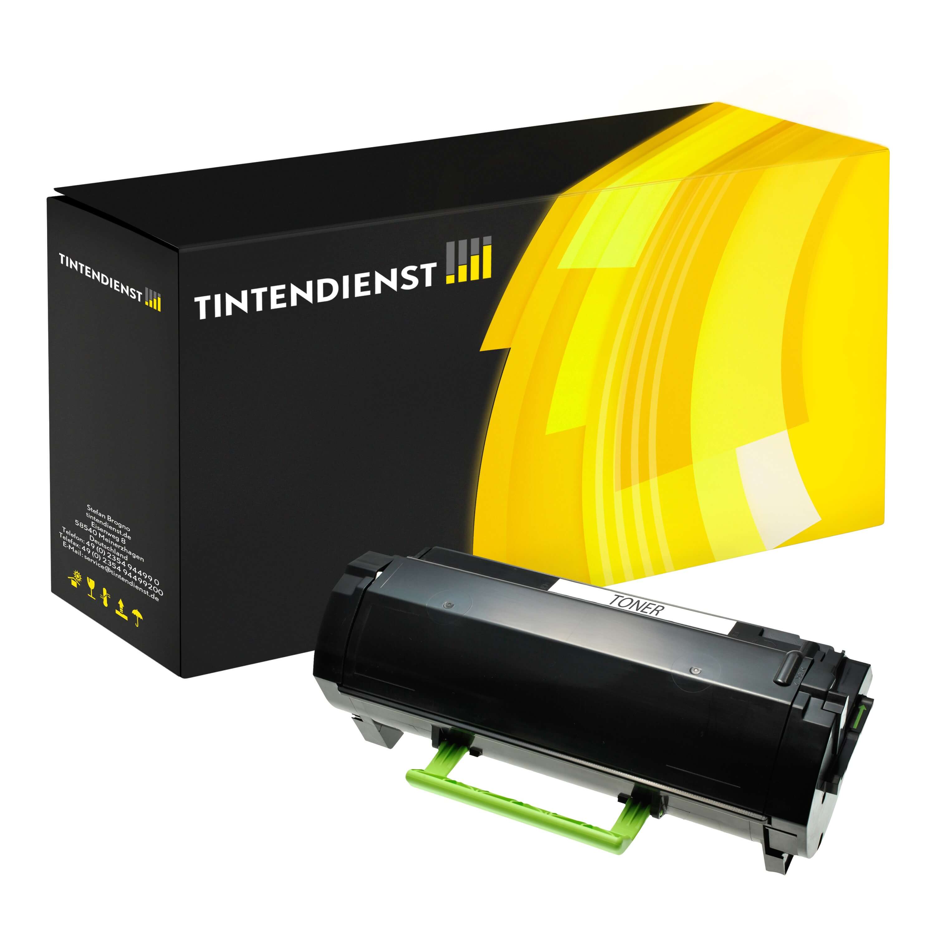 Toner kompatibel für Lexmark MX 811 dfe (62D0XA0 / 620XA) Schwarz 2XL
