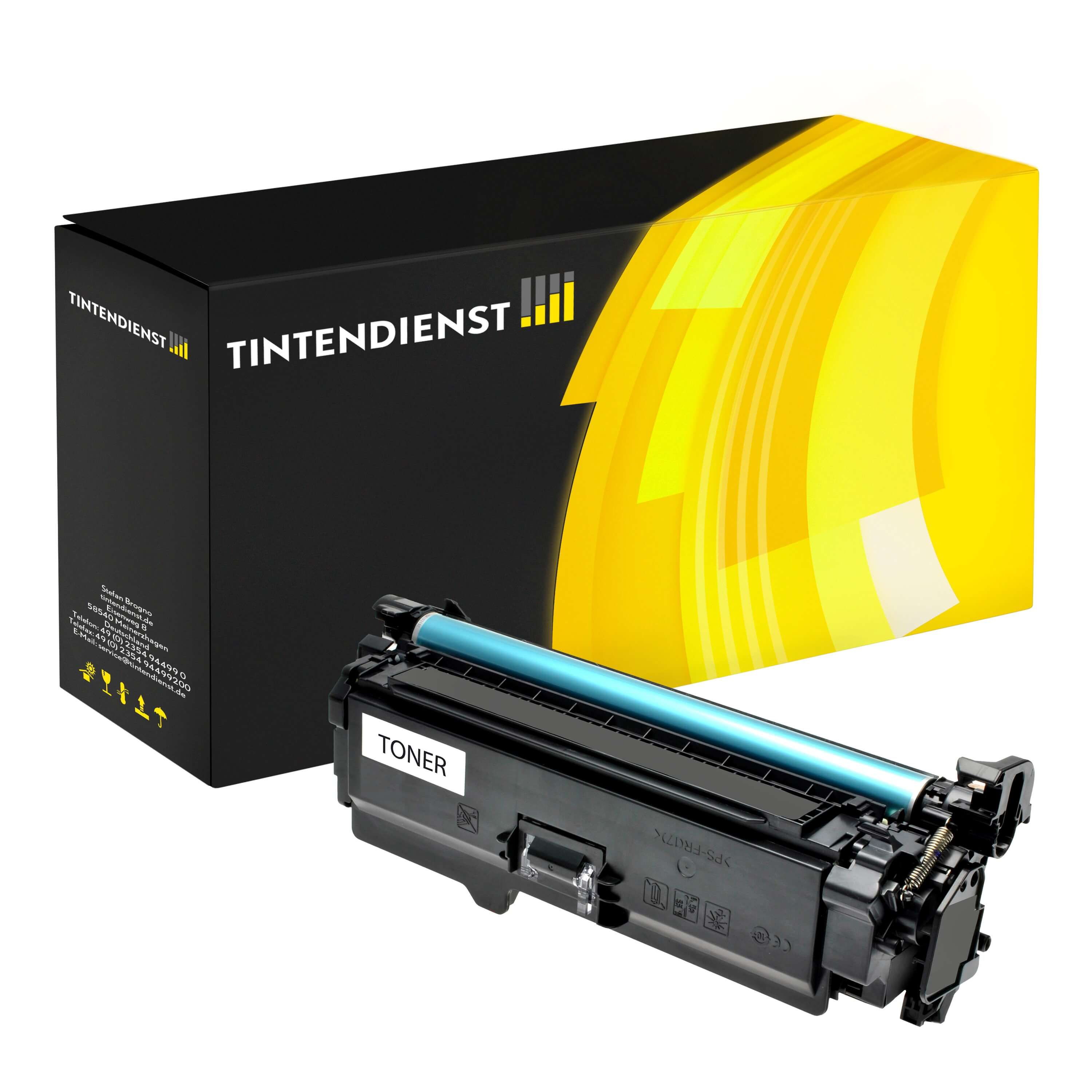 Toner kompatibel für HP Color LaserJet CP 3525 X (CE250A / 504A) Schwarz
