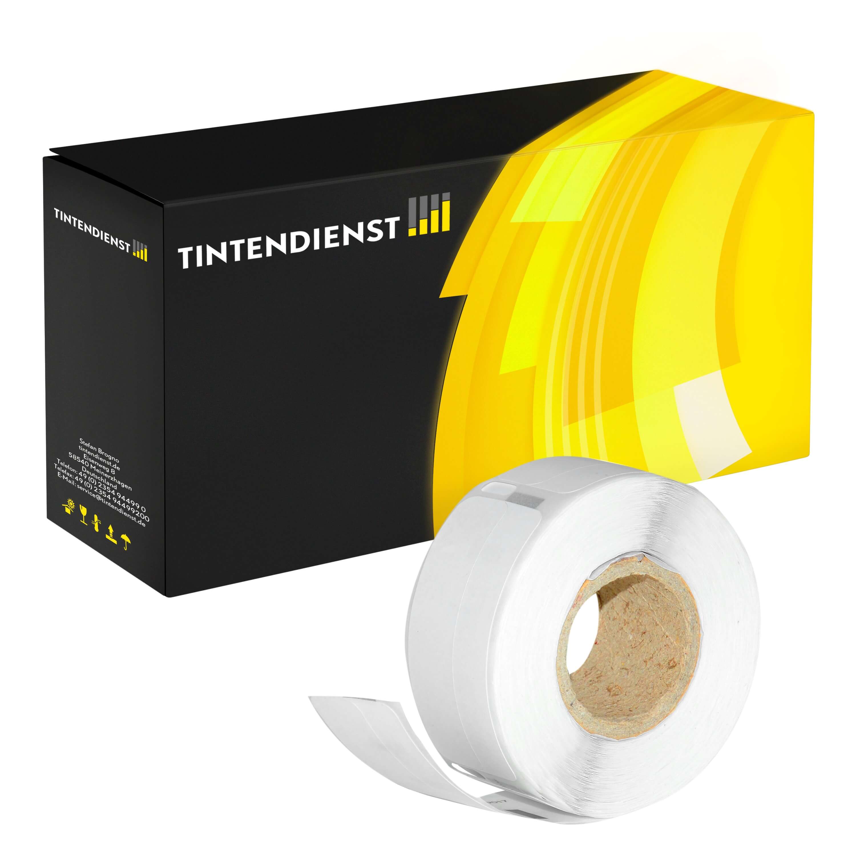 Hängeablageetiketten kompatibel für Dymo LABELWRITER Wireless white (99017 / S0722460) 51mm/12mm (220 Stück)