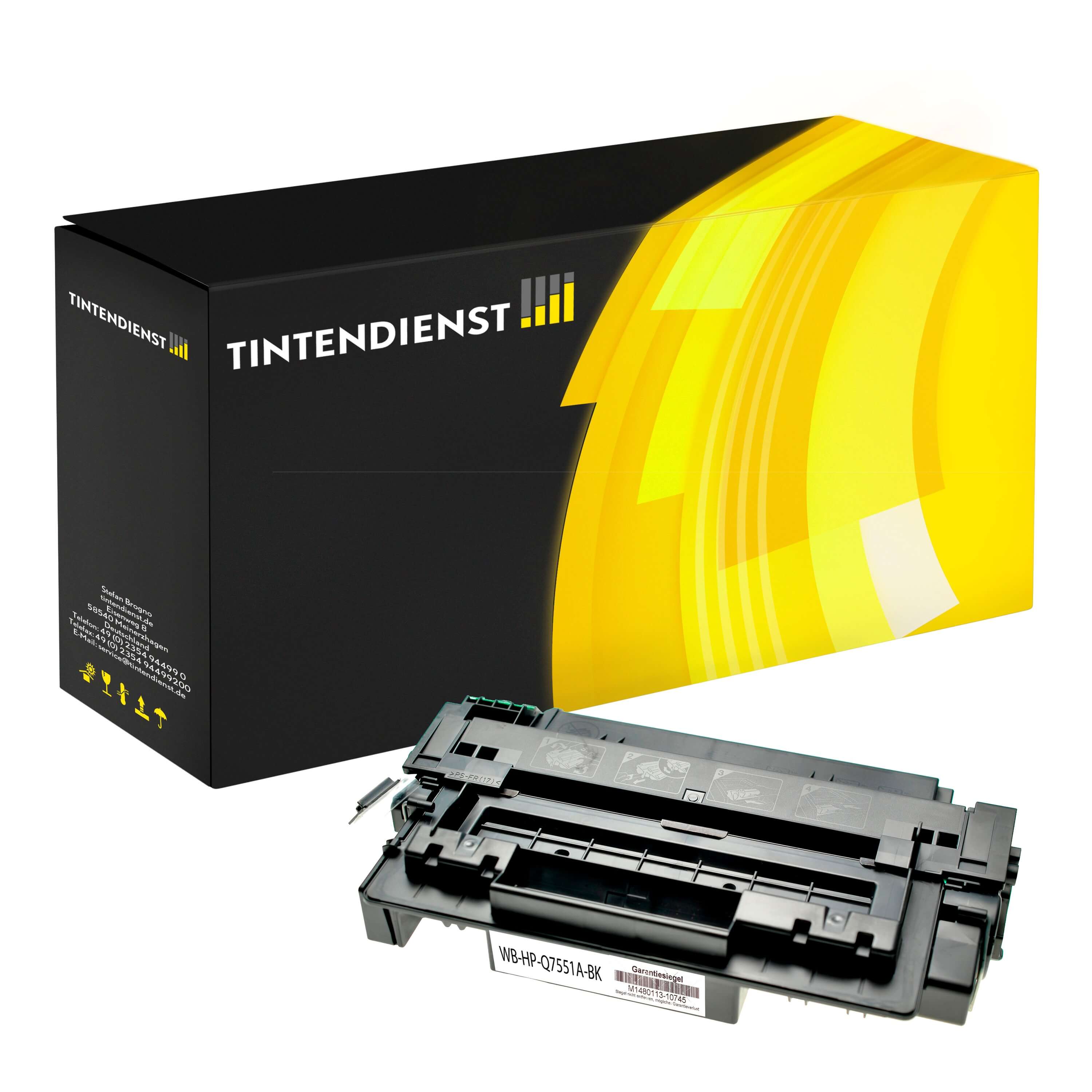 Toner kompatibel für HP LaserJet M 3027 X MFP (Q7551A / 51A) Schwarz