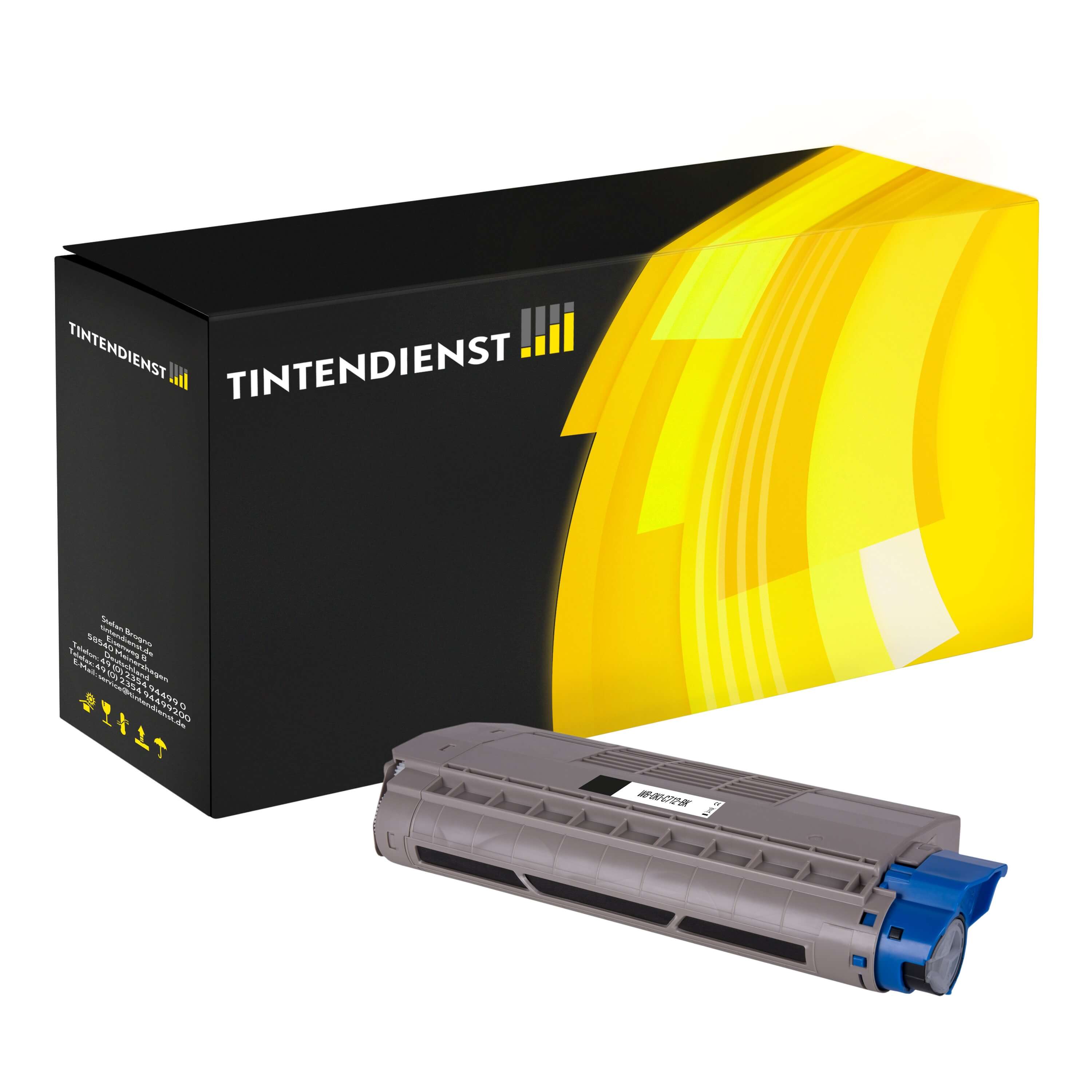 Toner kompatibel für OKI C 712 Series (46507616) Schwarz