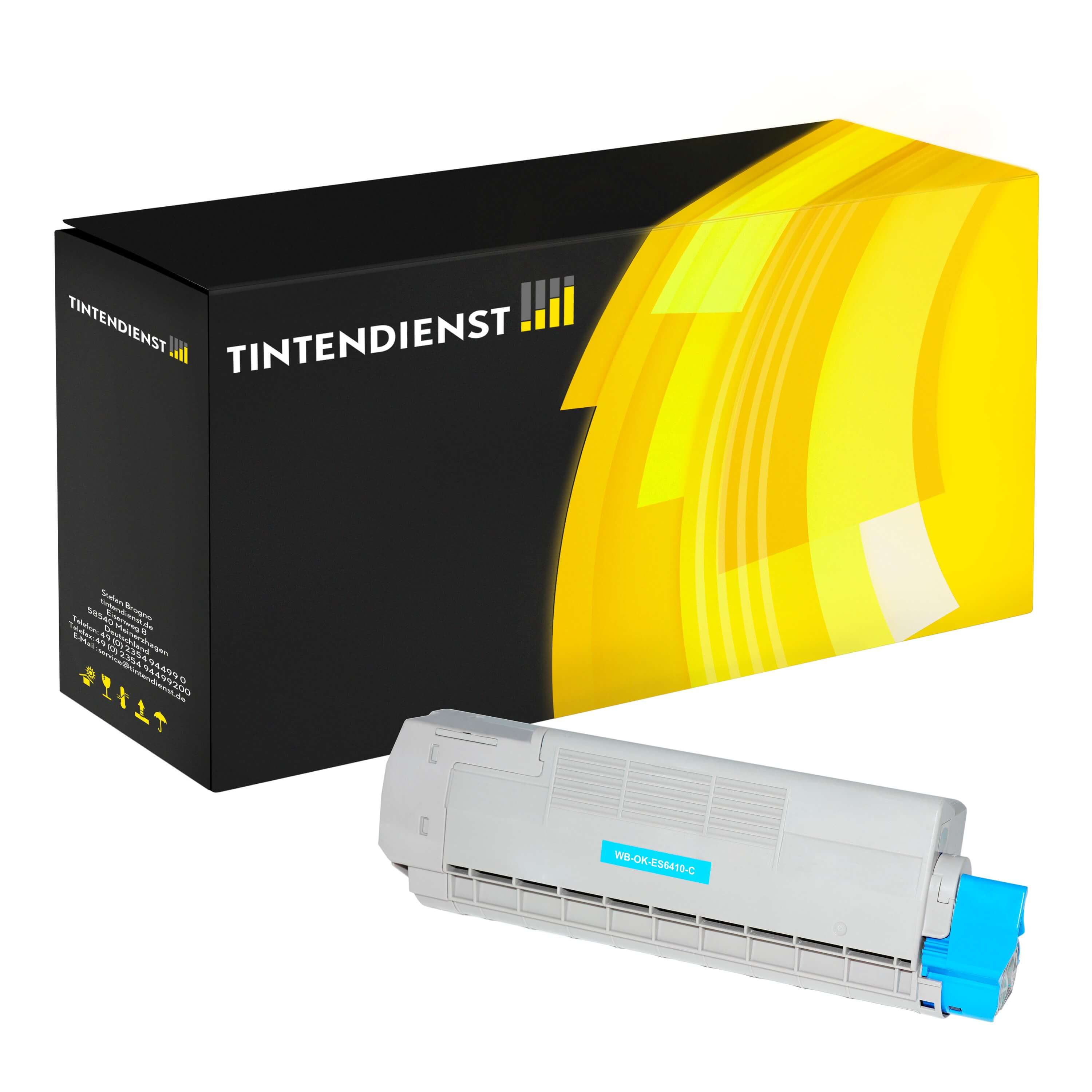 Toner kompatibel für OKI ES 6410 DN (44315319) Cyan