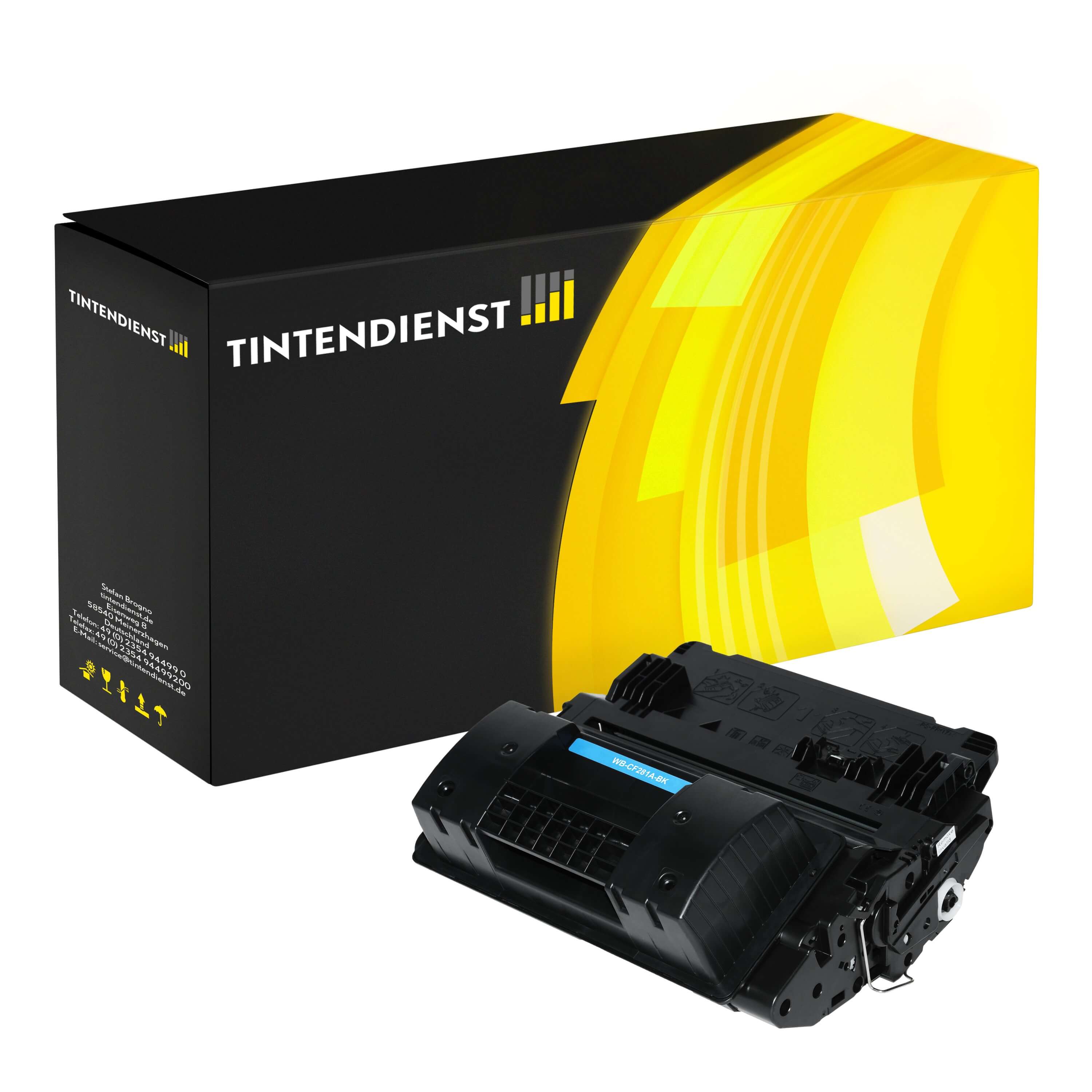 Toner kompatibel für HP LaserJet Enterprise M 630 h (CF281A / 81A) Schwarz