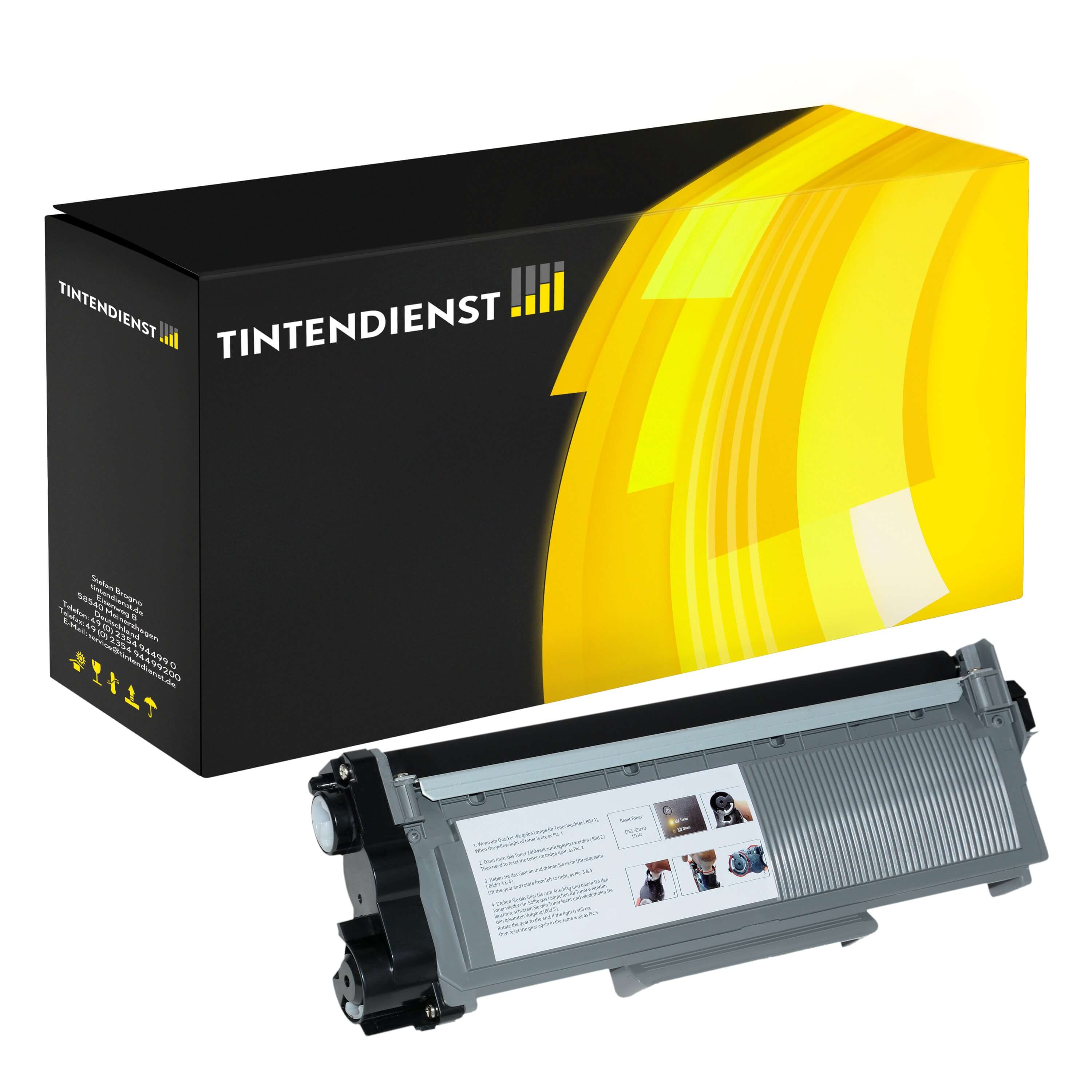 Toner kompatibel für Dell E 310 dw (593-BBLH / PVTHG) Schwarz