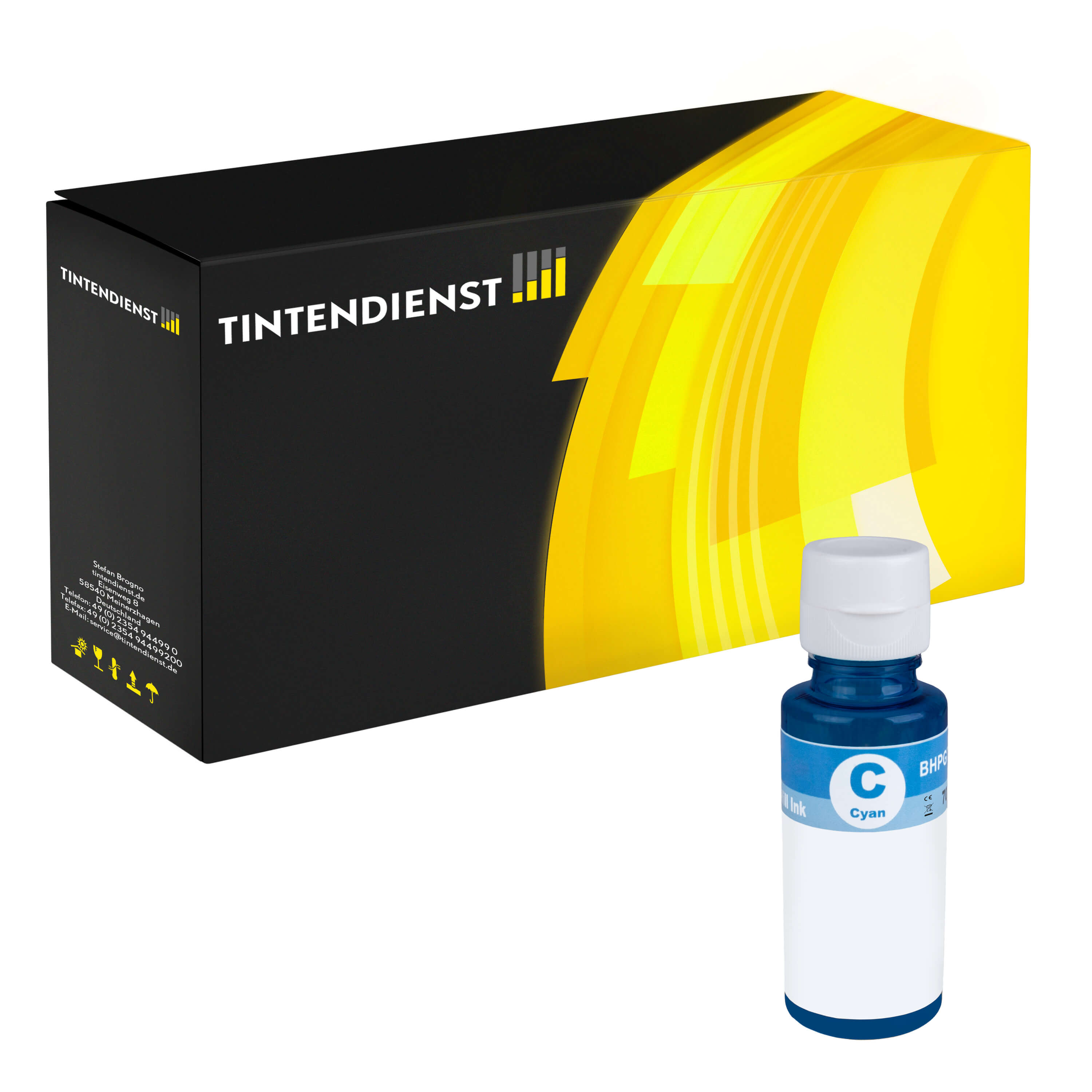 Druckerpatrone kompatibel für HP Smart Tank 7300 Series (1VU26AE / 31) Cyan