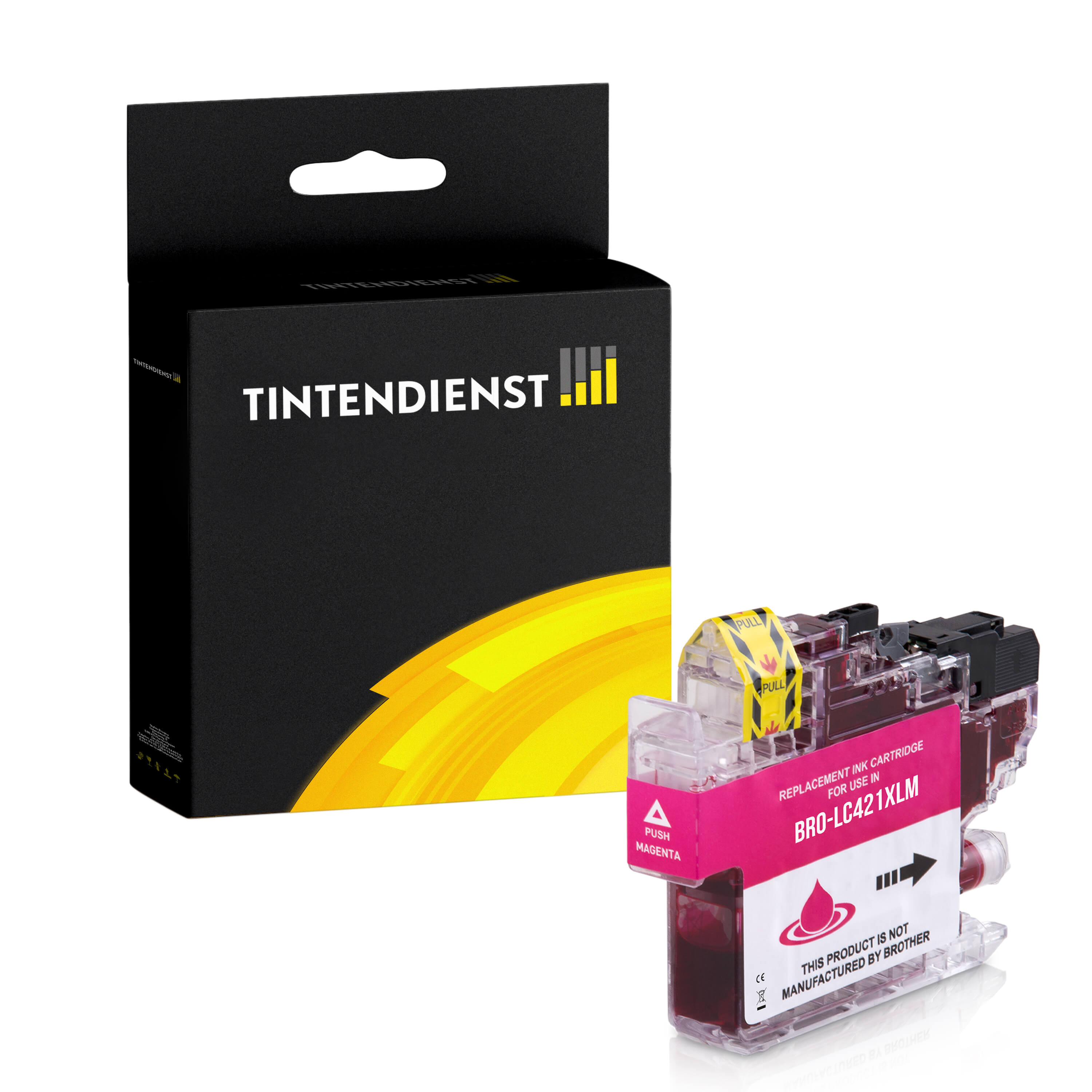 Druckerpatrone kompatibel für Brother LC-421XLM Magenta 2XL