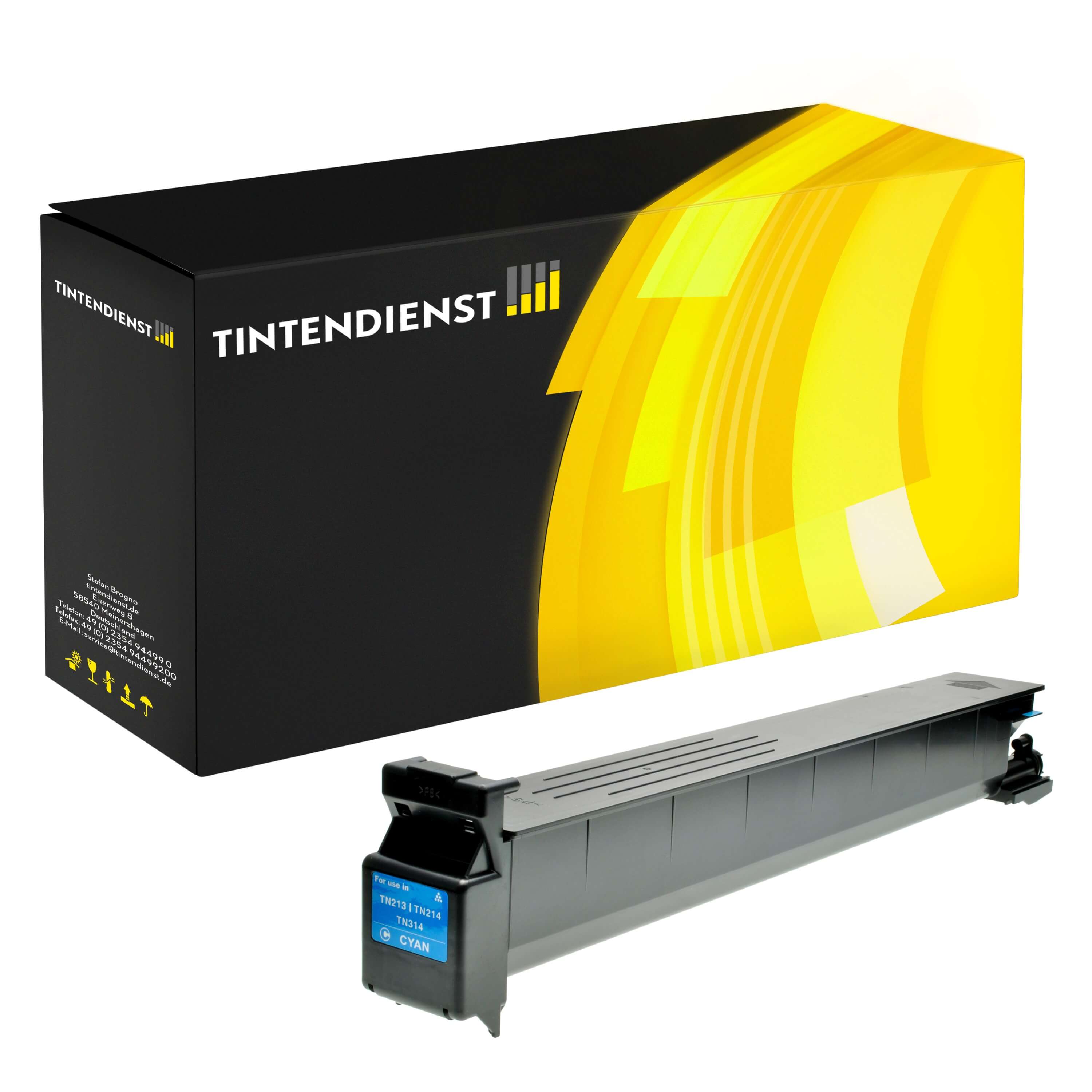 Toner kompatibel für Konica Minolta A0D7452 / TN-213C Cyan