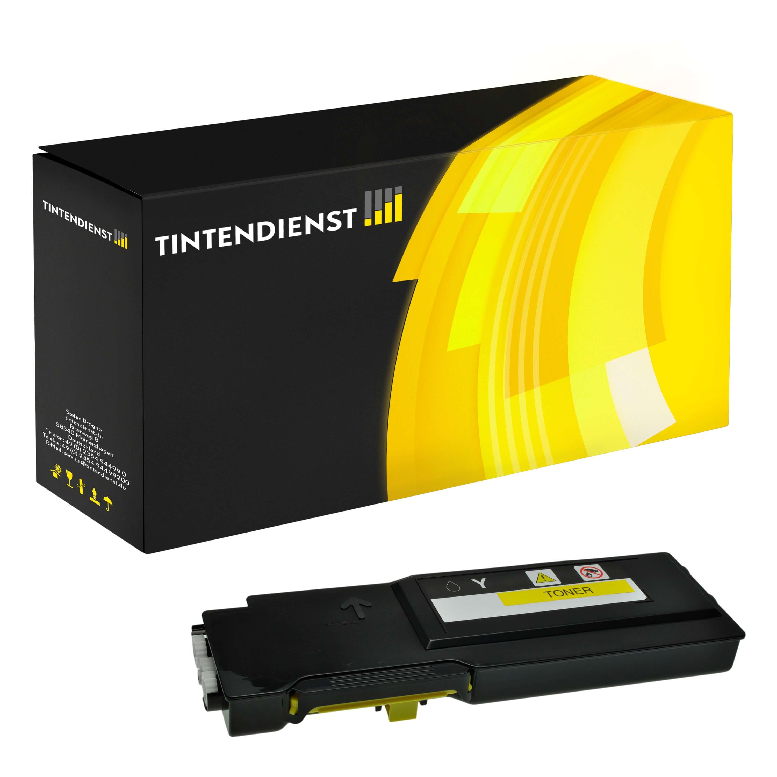 Toner kompatibel für Dell C 2600 Series (593-BBBR / YR3W3) Gelb