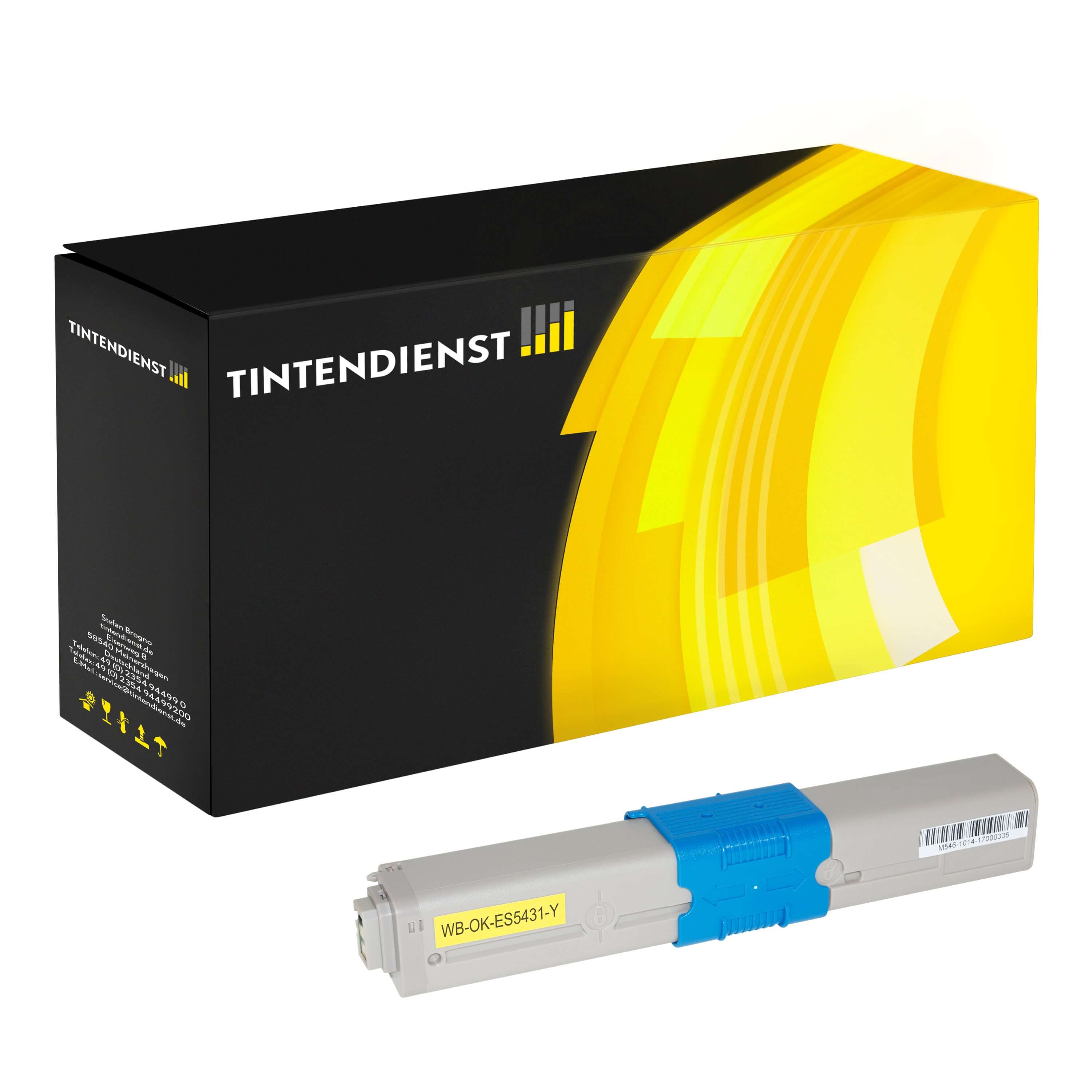 Toner kompatibel für OKI ES 3452 MFP (44973509) Gelb