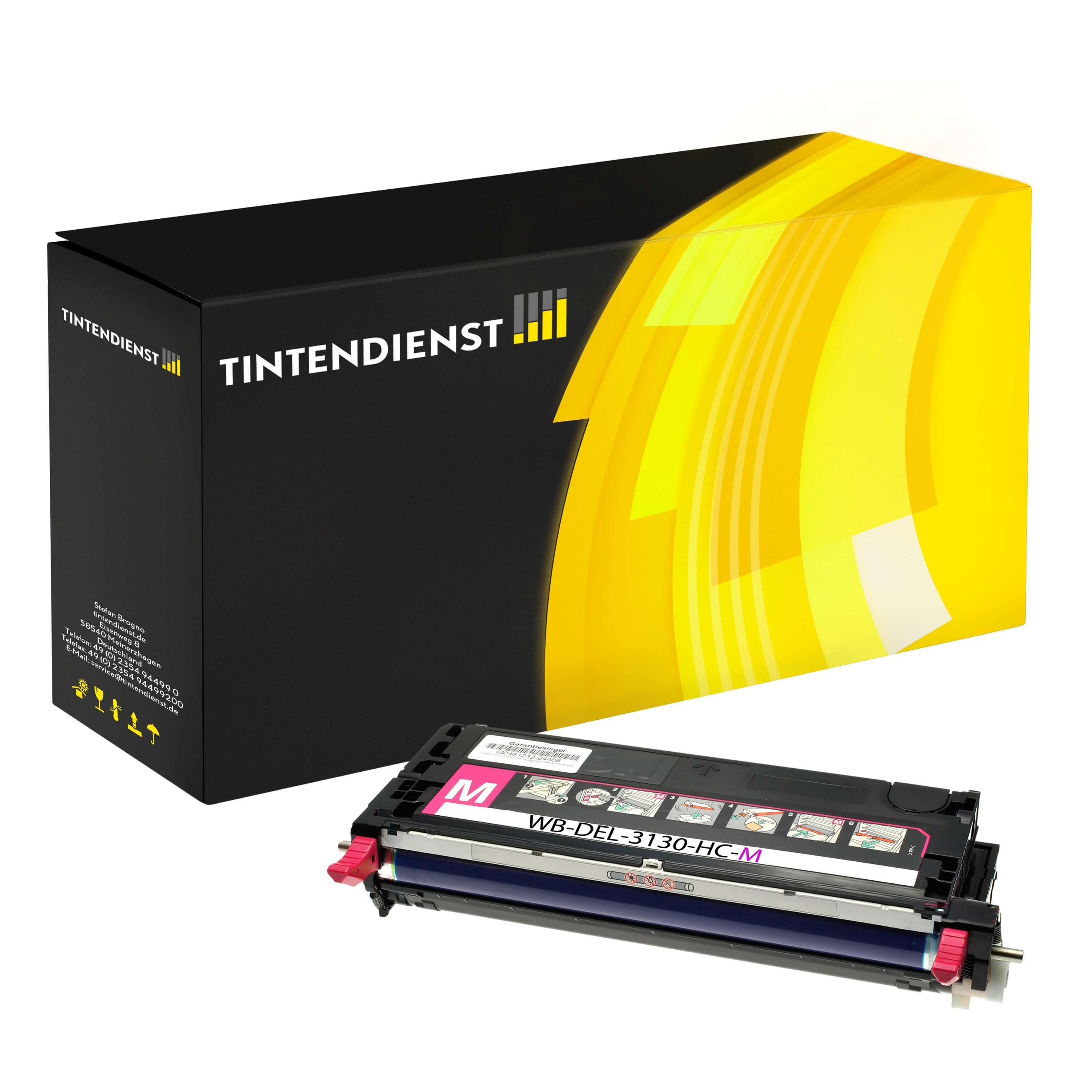 Toner kompatibel für Dell H514C / 593-10292 Magenta