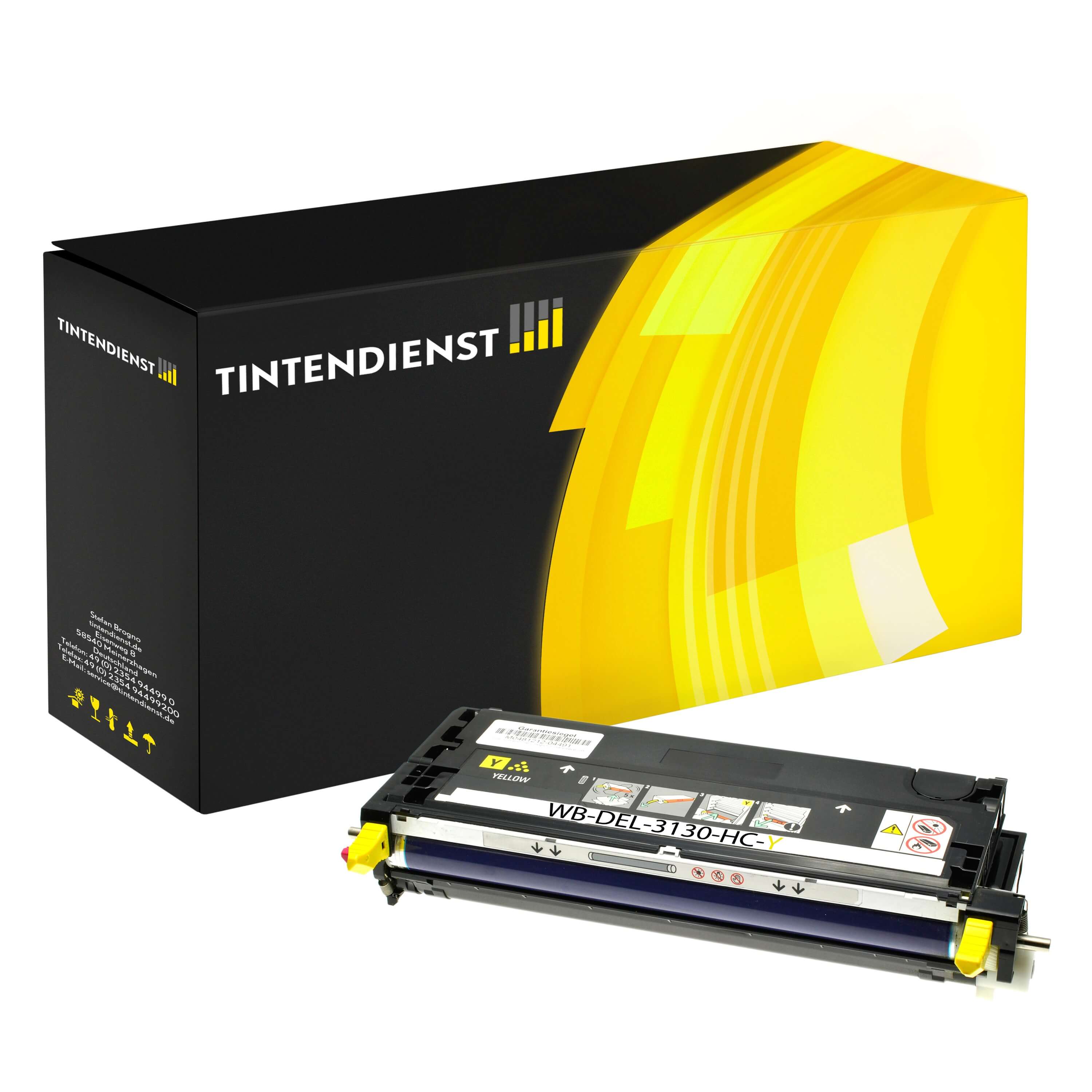 Toner kompatibel für Dell H515C / 593-10291 Gelb