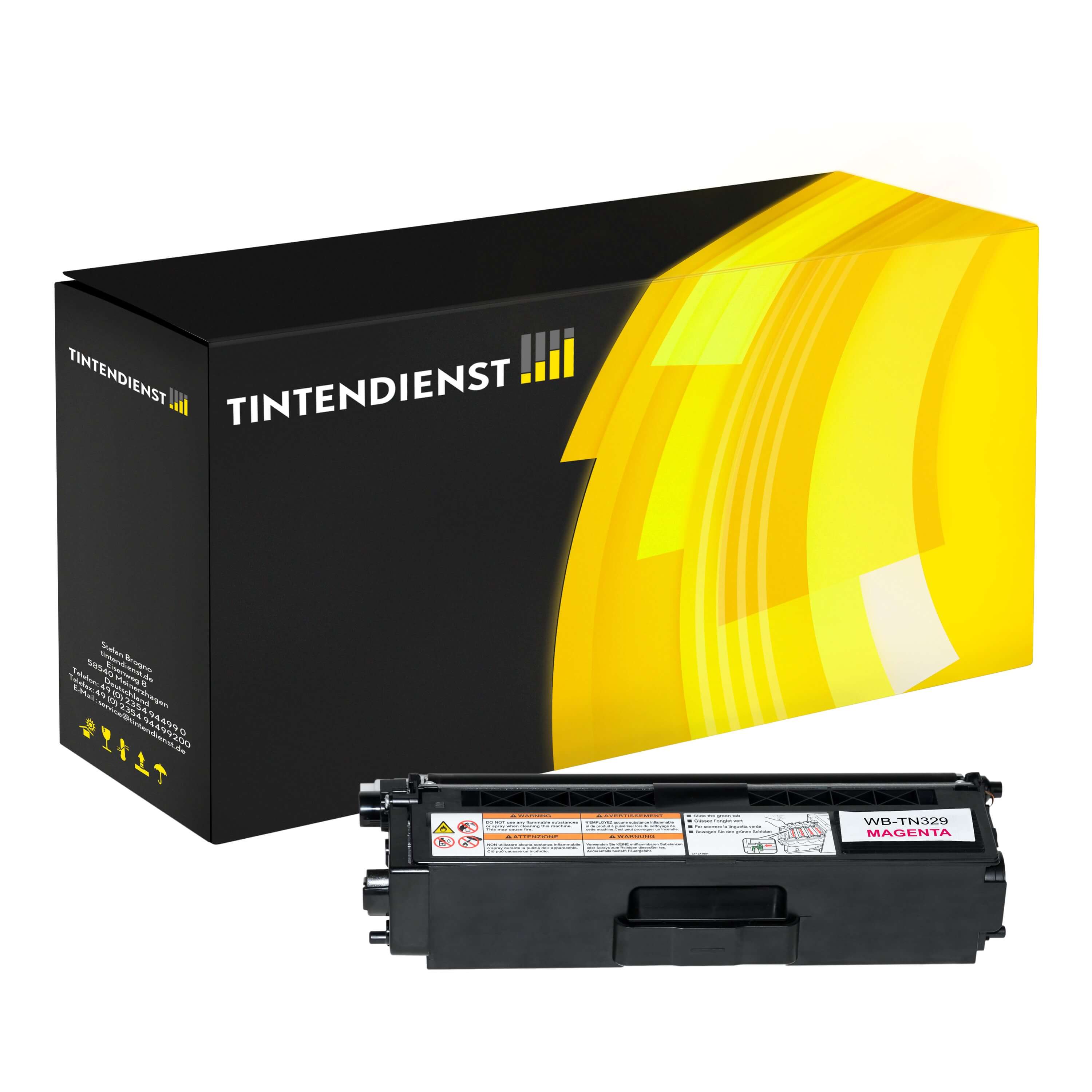 Toner kompatibel für Brother MFC-L 8850 CDW (TN-329M) Magenta 2XL