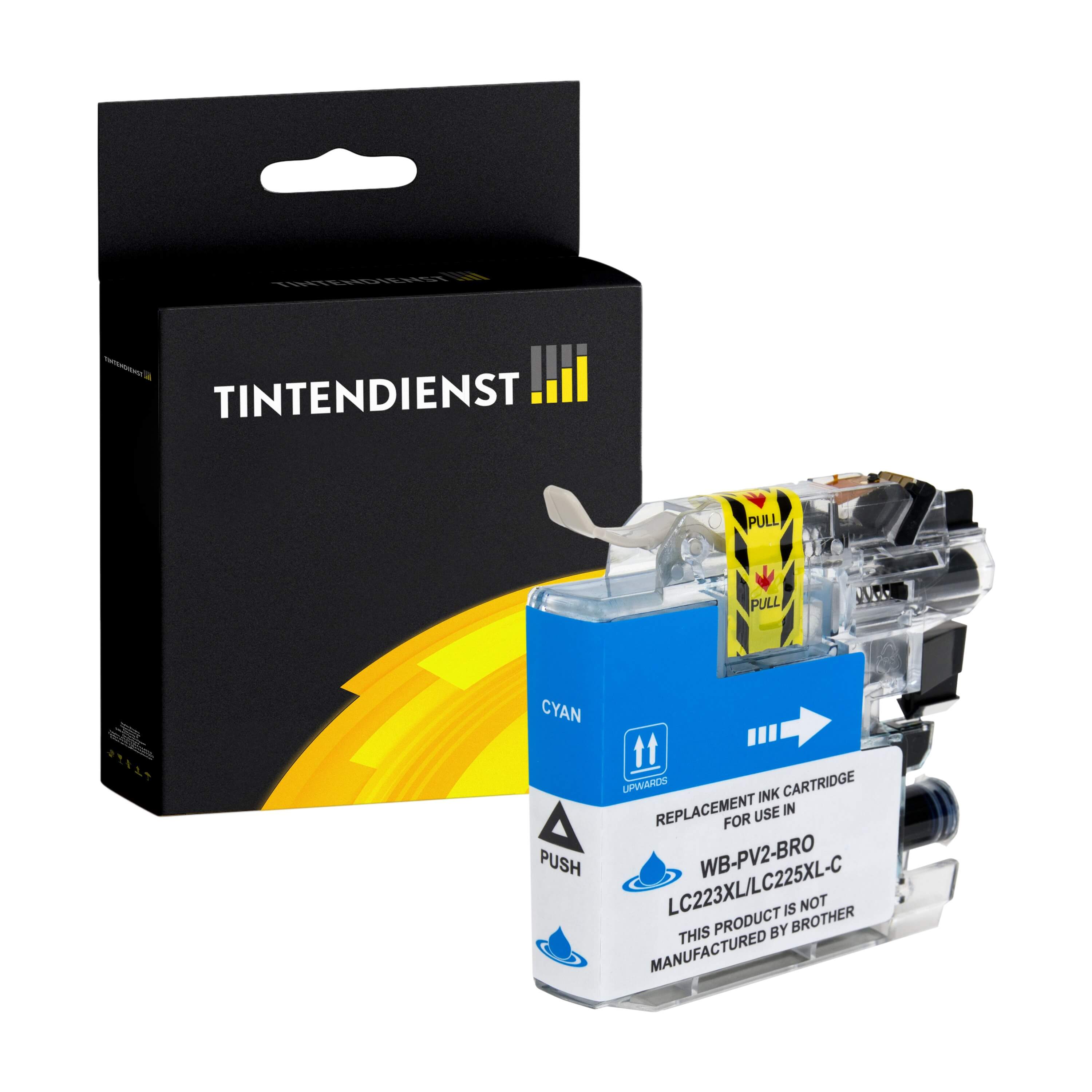 Druckerpatrone kompatibel für Brother MFC-J 5320 DW (LC-223C) Cyan