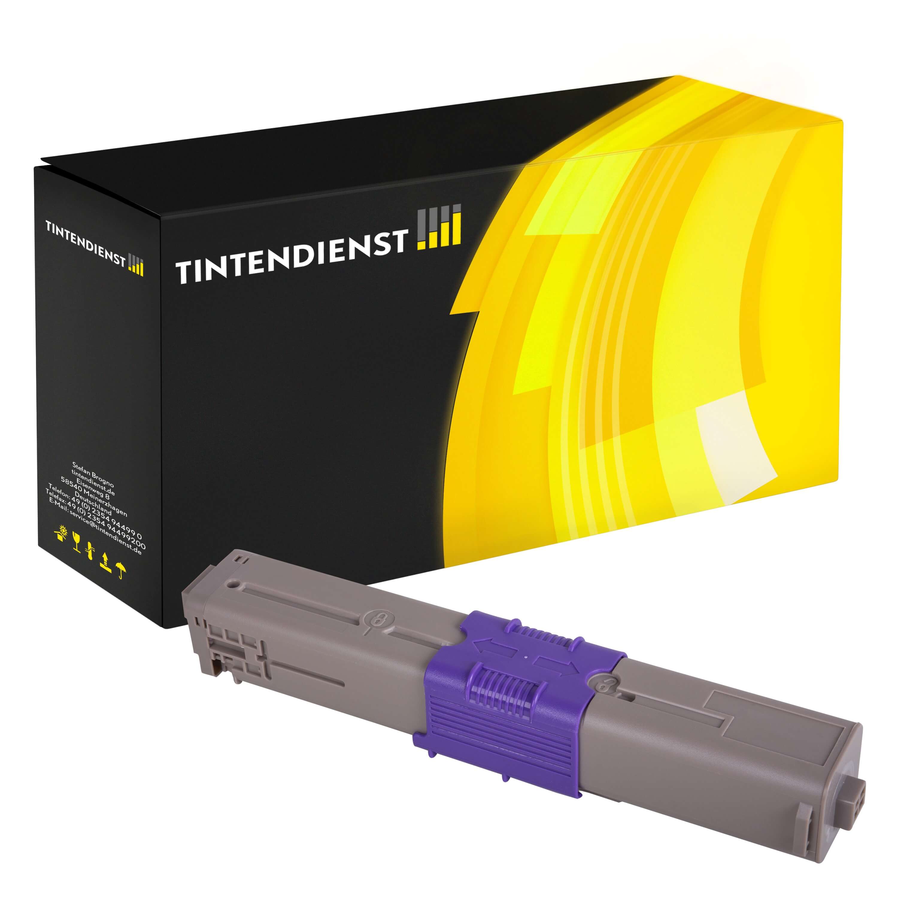 Toner kompatibel für OKI C 530 DN (44469706) Cyan