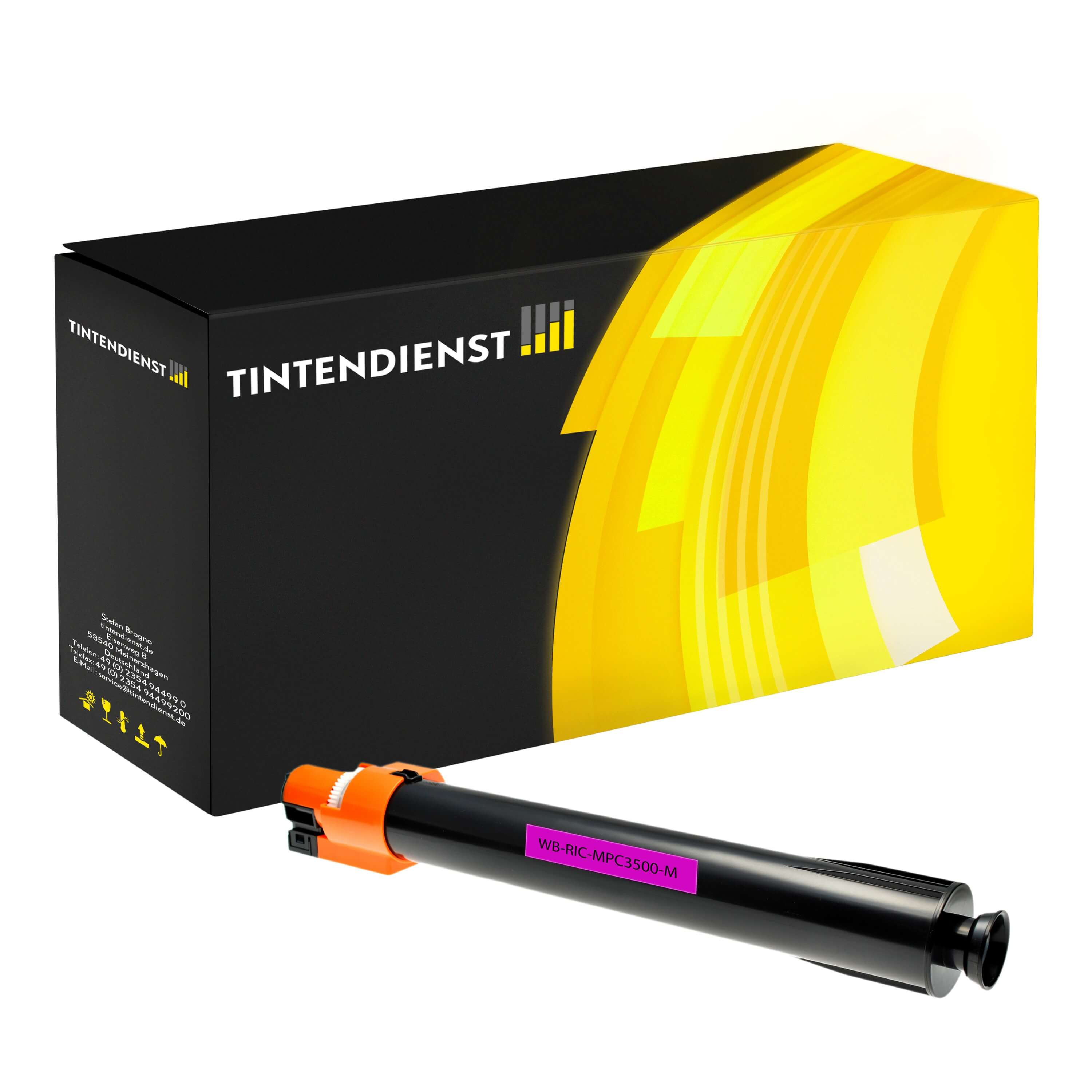 Toner kompatibel für Ricoh Aficio MP C 4500 e 1 (888610 / TYPEC4500M) Magenta