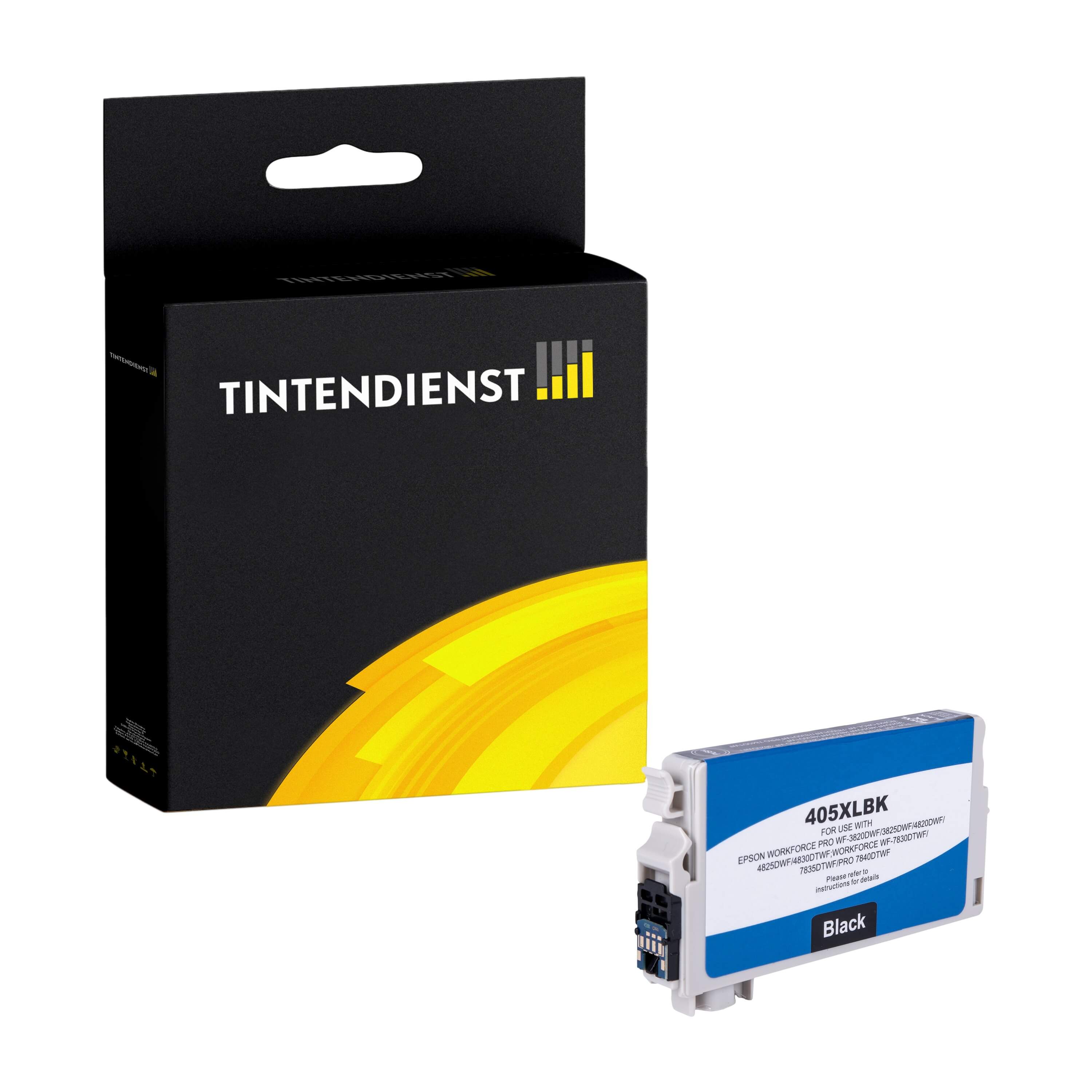 Druckerpatrone kompatibel für Epson Workforce Pro WF-3825 DWF (C13T05H14010 / 405XL) Schwarz