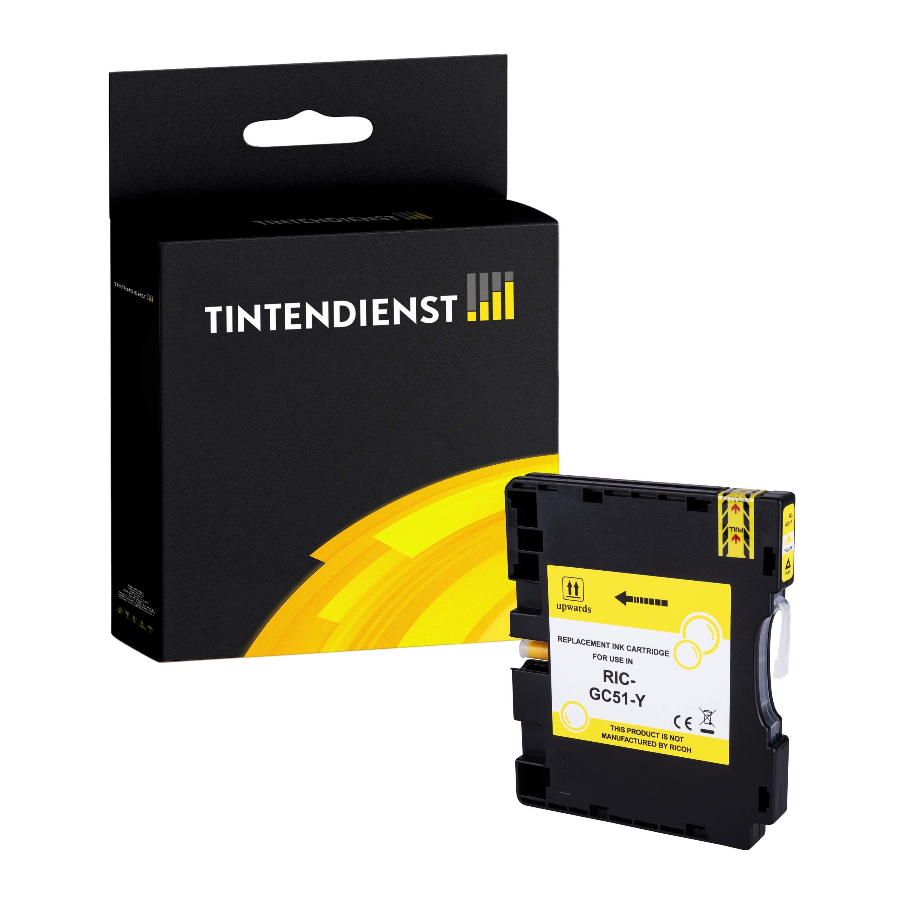 Druckerpatrone kompatibel für Ricoh 405865 / GC-51YH Gelb
