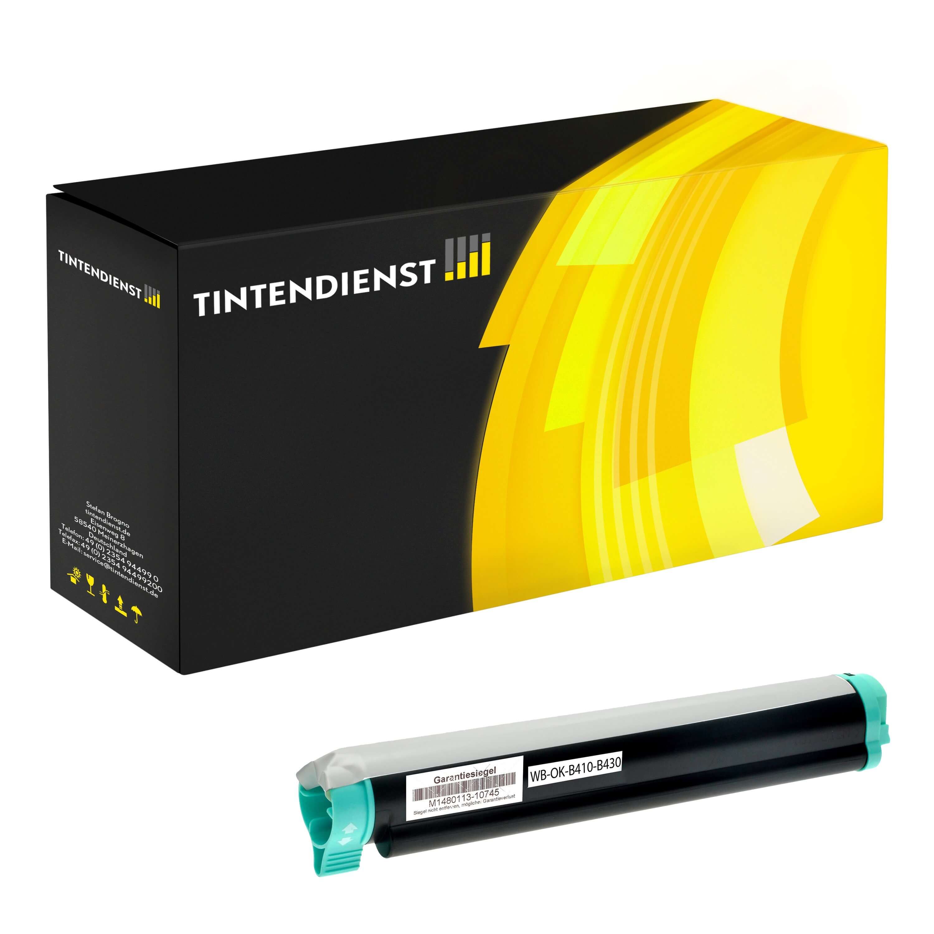 Toner kompatibel für OKI B 430 DN (43979102) Schwarz