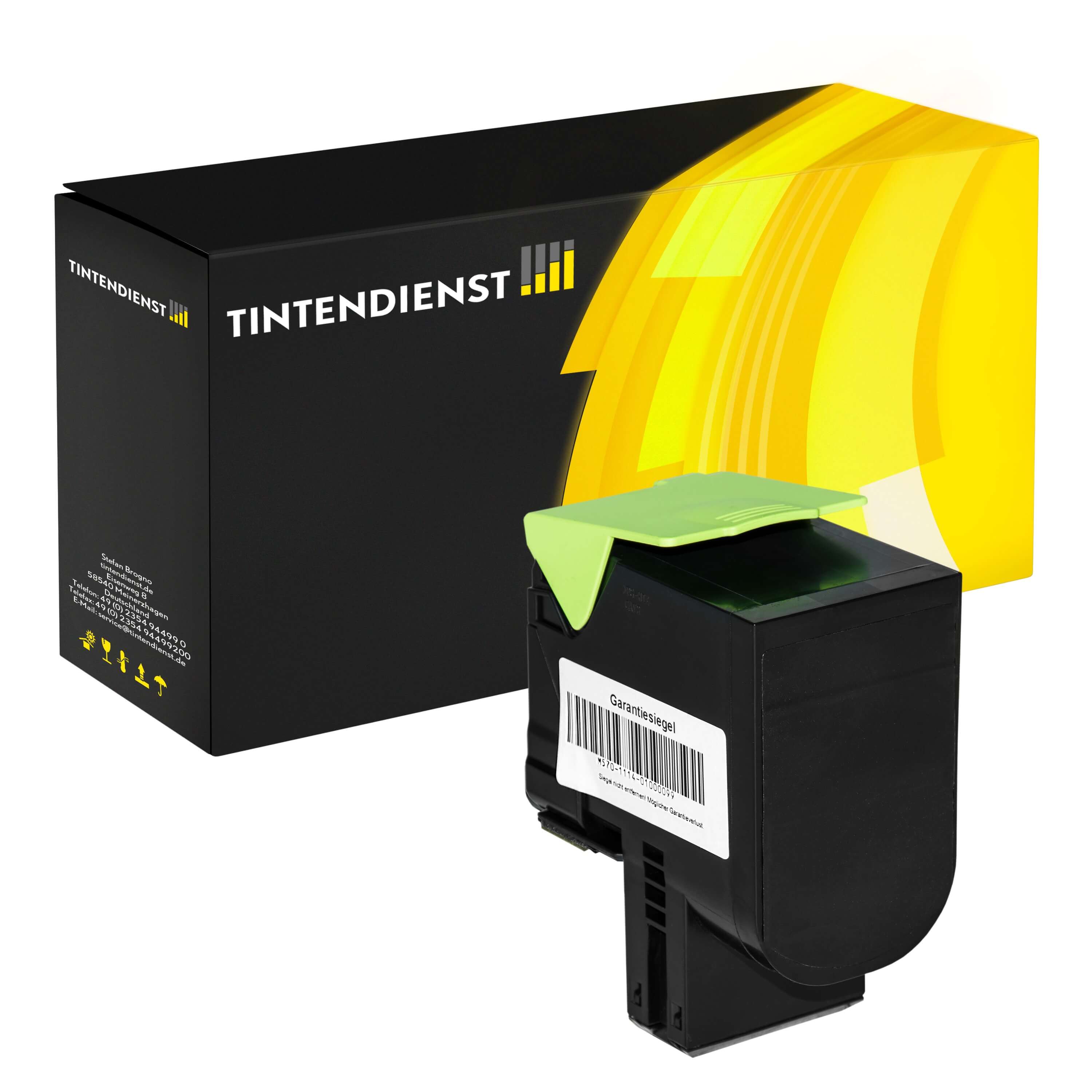 Toner kompatibel für Lexmark 80C0S10 / 800S1 Schwarz