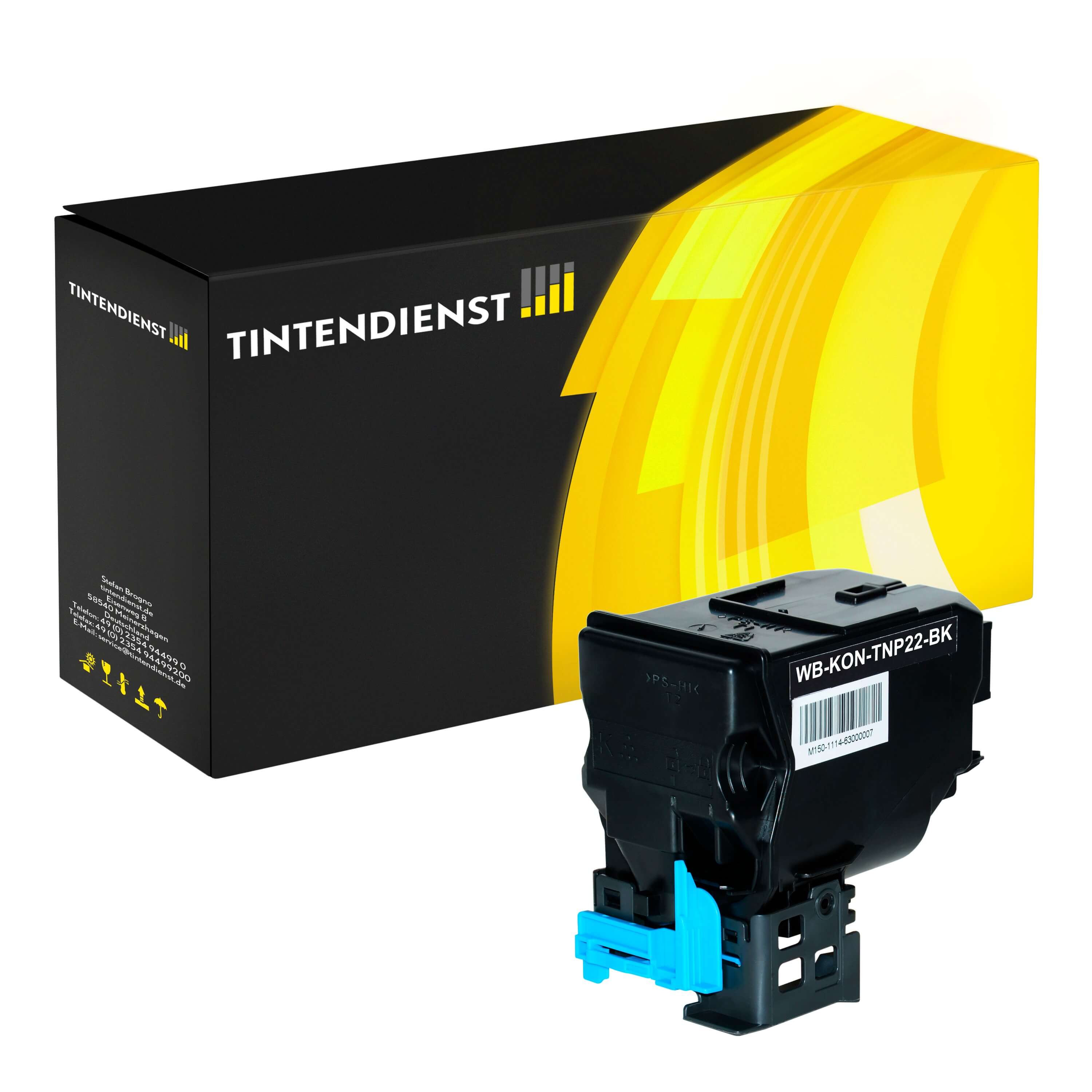 Toner kompatibel für Konica Minolta TNP-22K / A0X5152 Schwarz