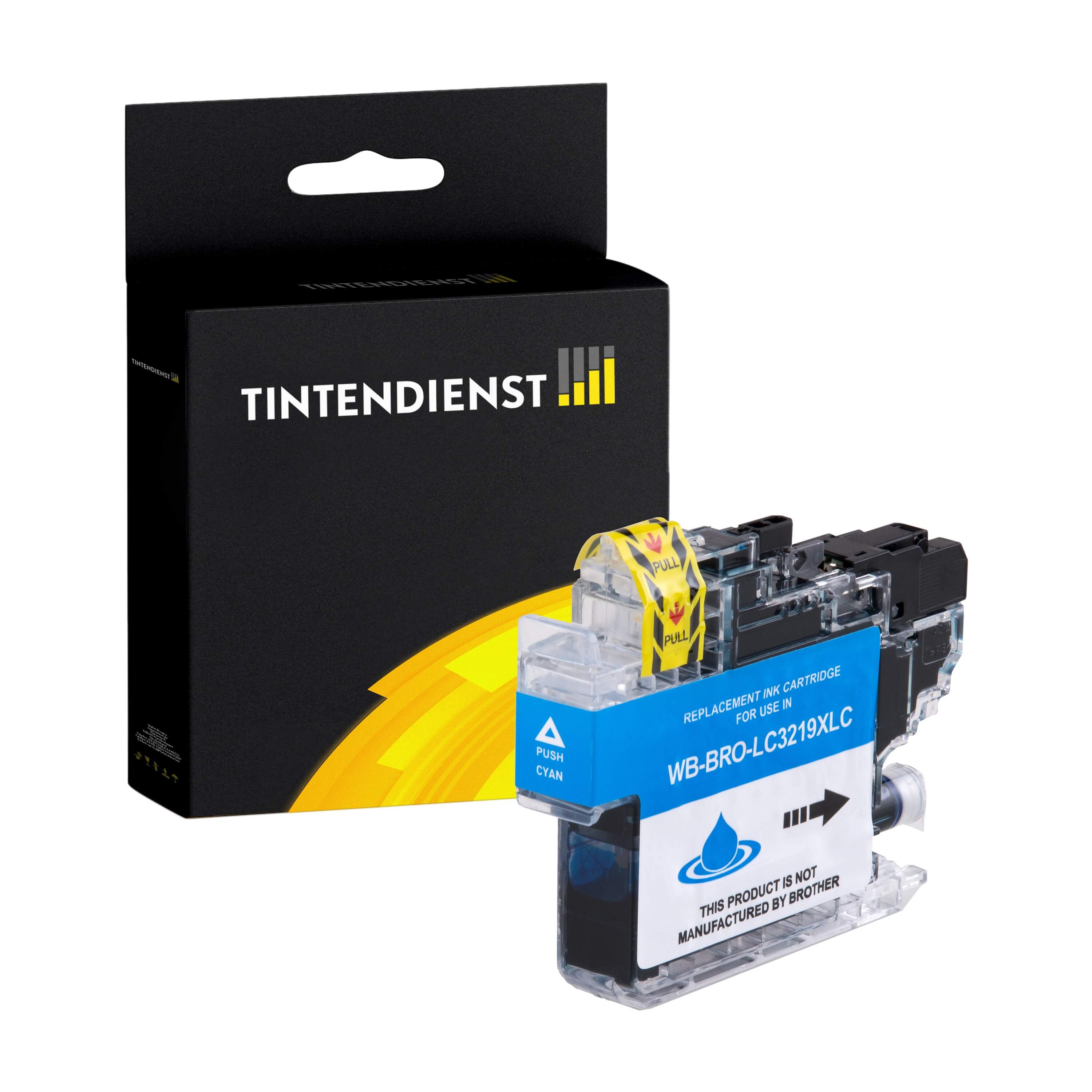 Druckerpatrone kompatibel für Brother MFC-J 5330 DW (LC-3219XLC) Cyan XL