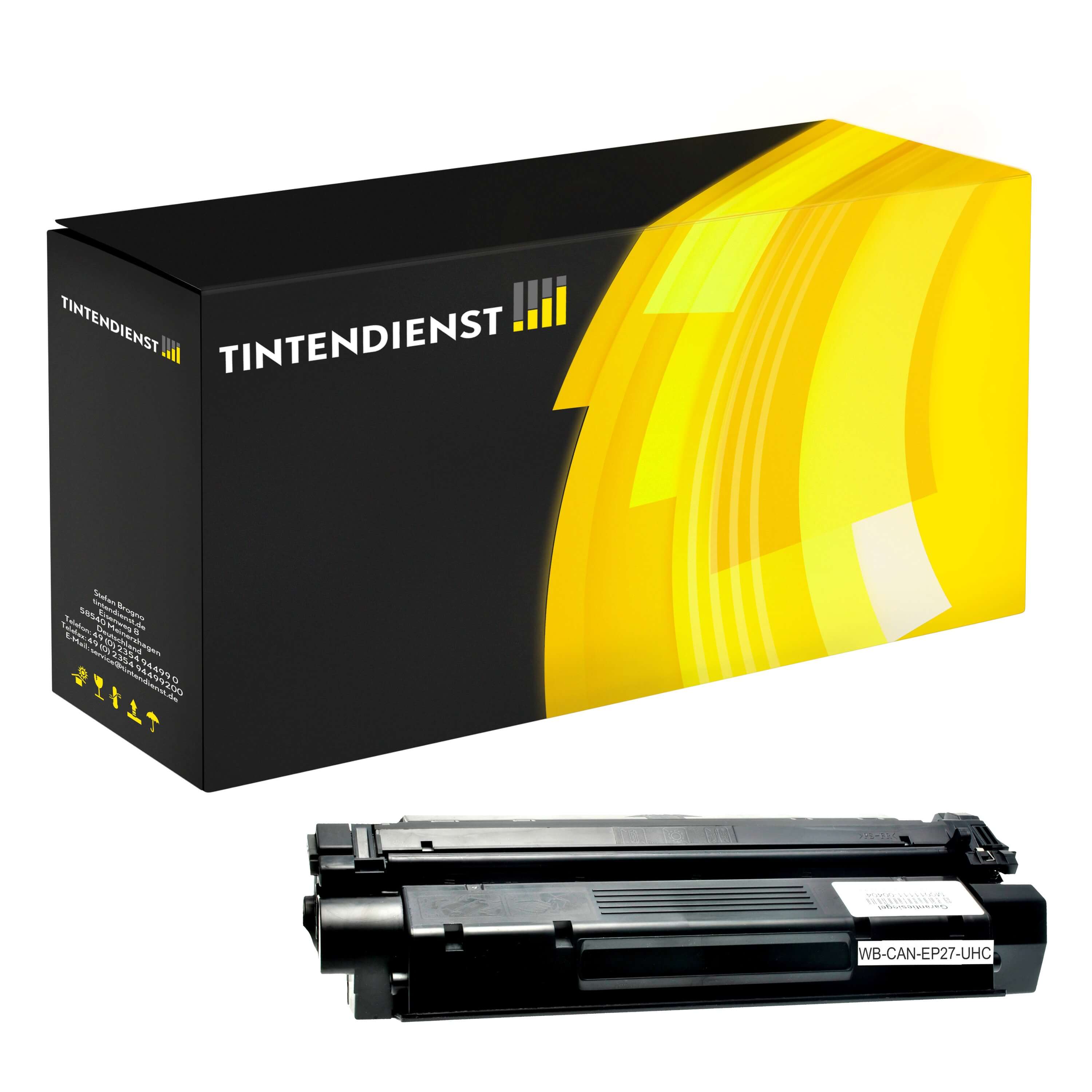 Toner kompatibel für Canon Laserbase MF 3100 Series (8489A002 / EP-27) Schwarz