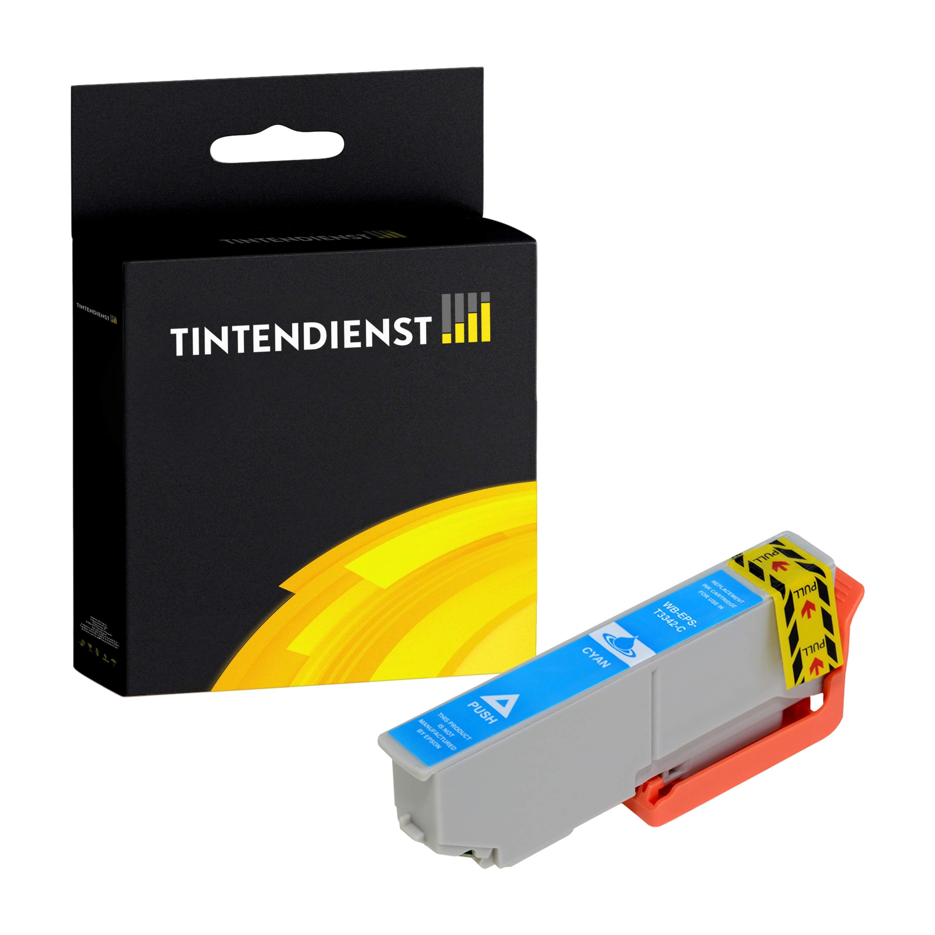 Druckerpatrone kompatibel für Epson Expression Premium XP-640 (C13T33424010 / 33) Cyan