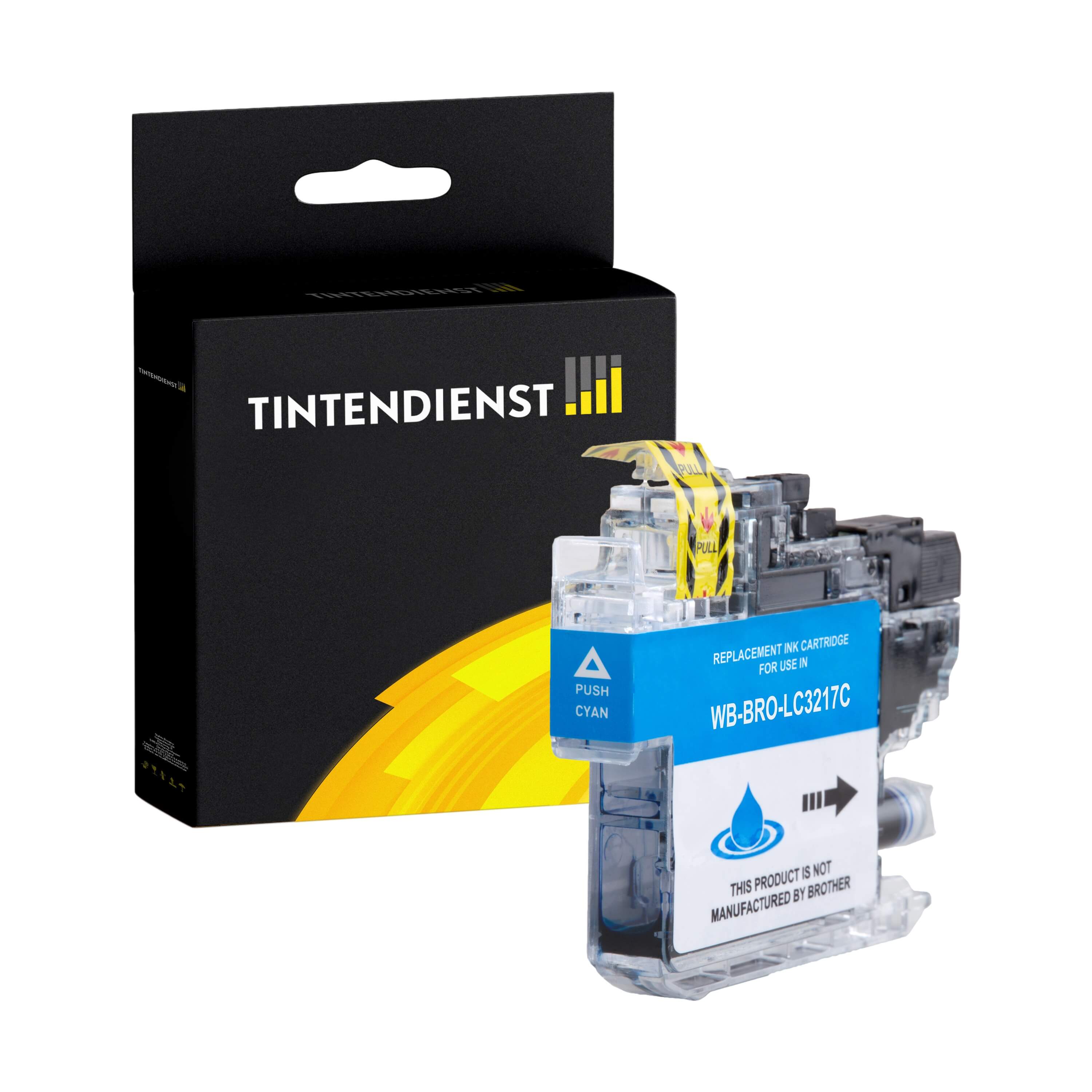 Druckerpatrone kompatibel für Brother MFC-J 5335 DW (LC-3217C) Cyan