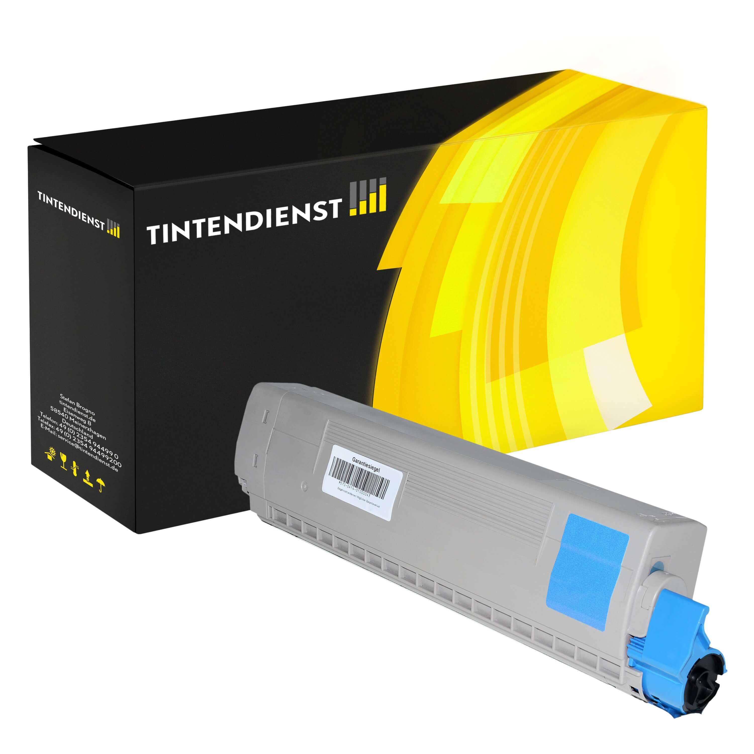 Toner kompatibel für OKI 44844615 Cyan