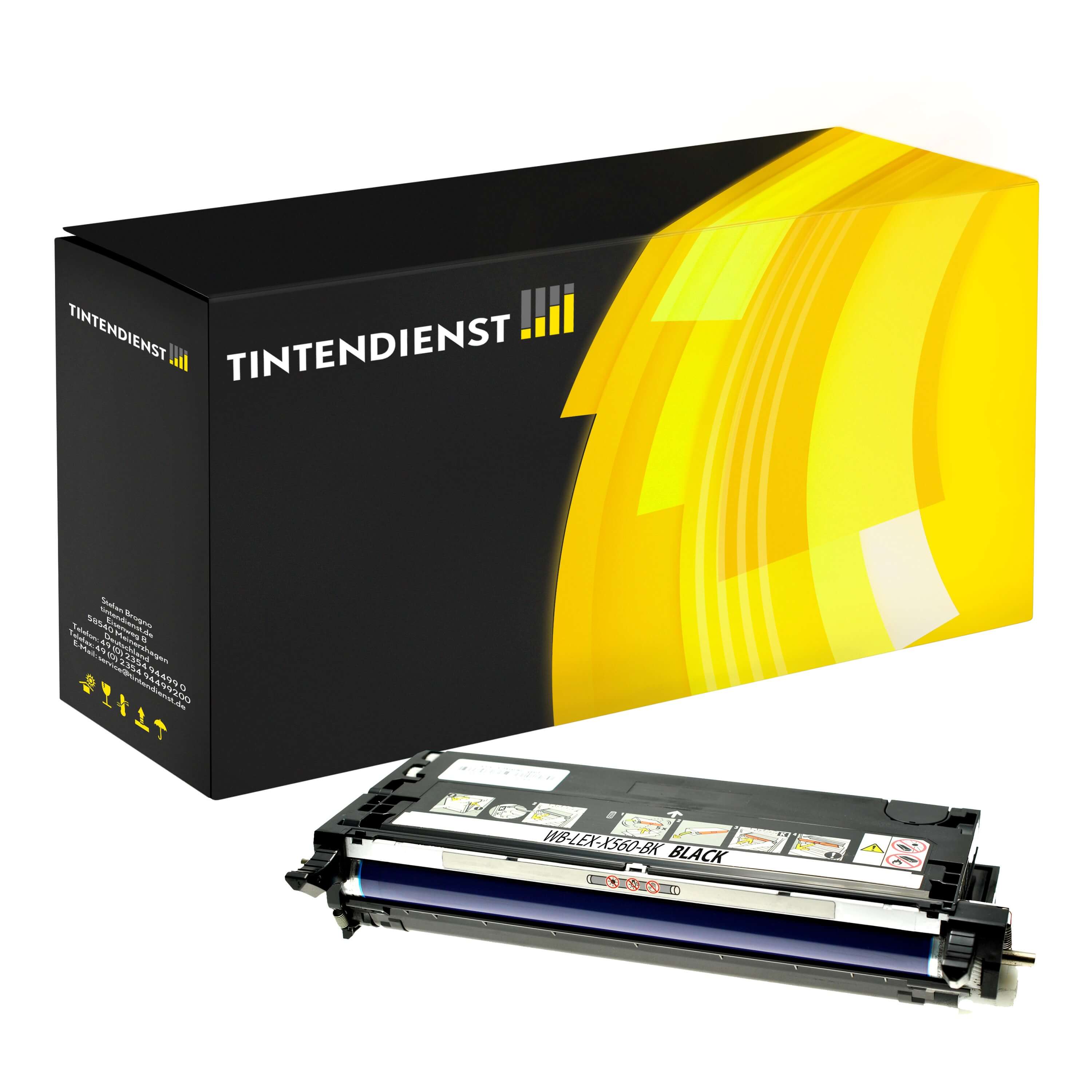 Toner kompatibel für Lexmark X 560 Series (X560H2KG) Schwarz