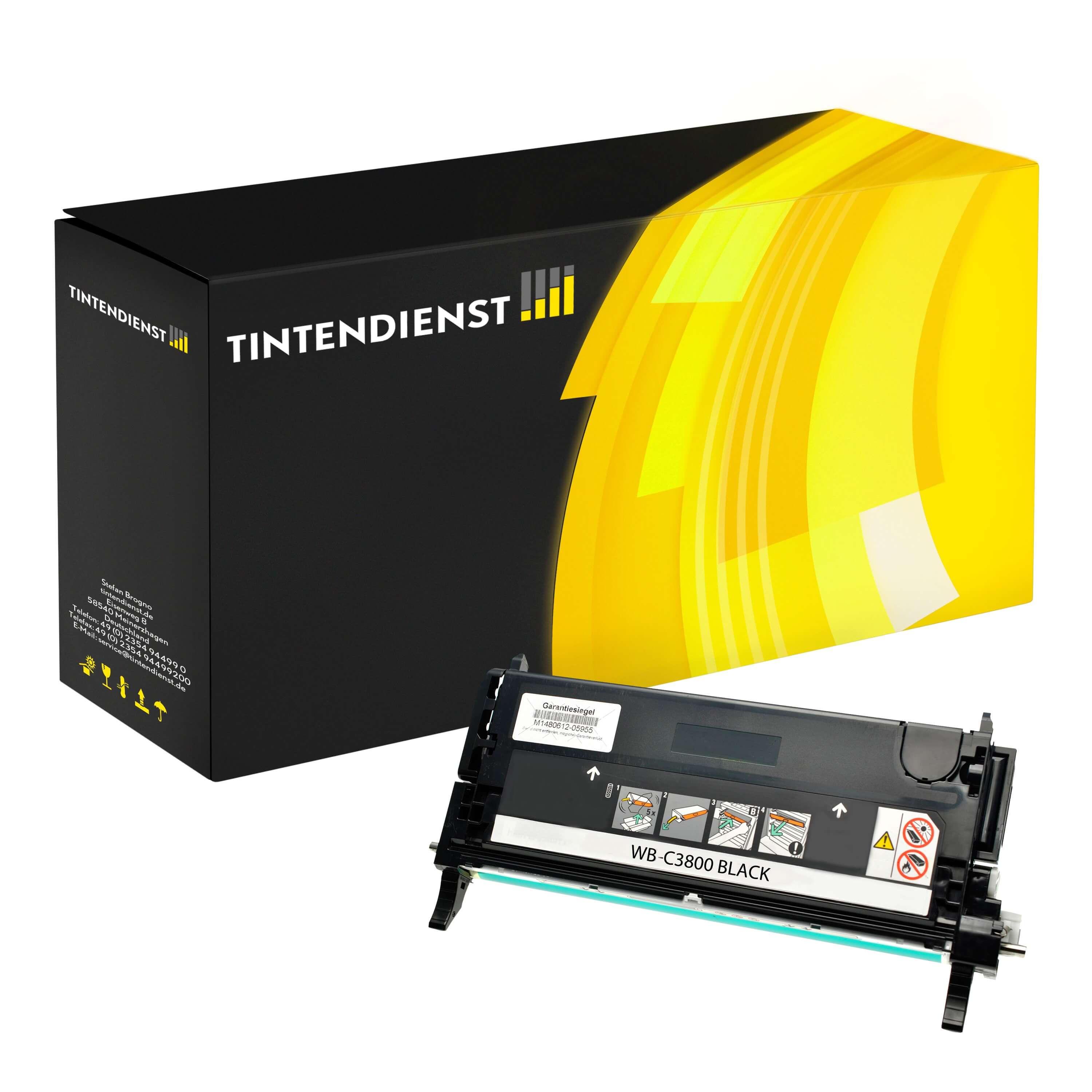 Toner kompatibel für Epson Aculaser C 3800 Series (C13S051127 / 1127) Schwarz