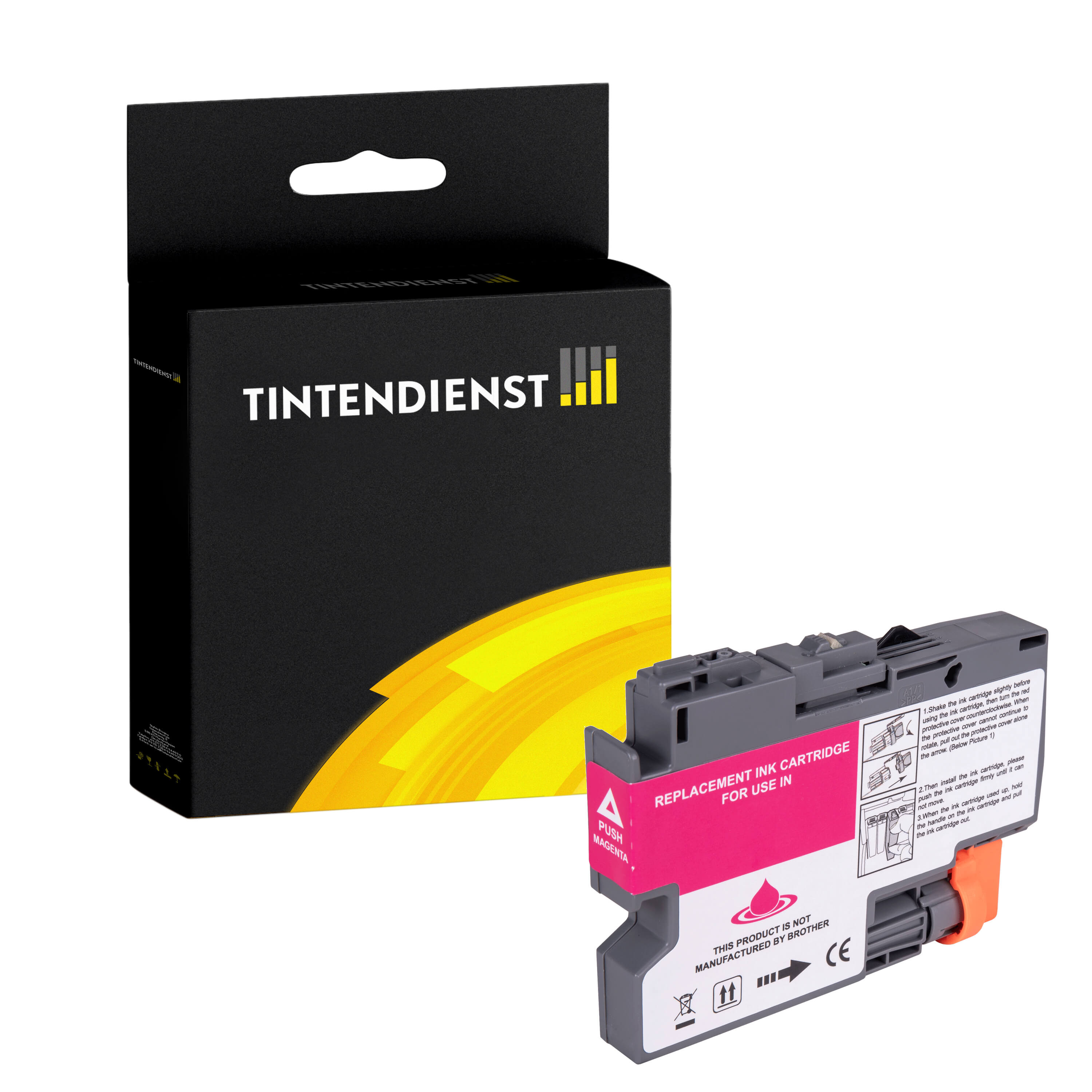 Druckerpatrone kompatibel für Brother MFC-J 5955 DW (LC-427XLM) Magenta 2XL