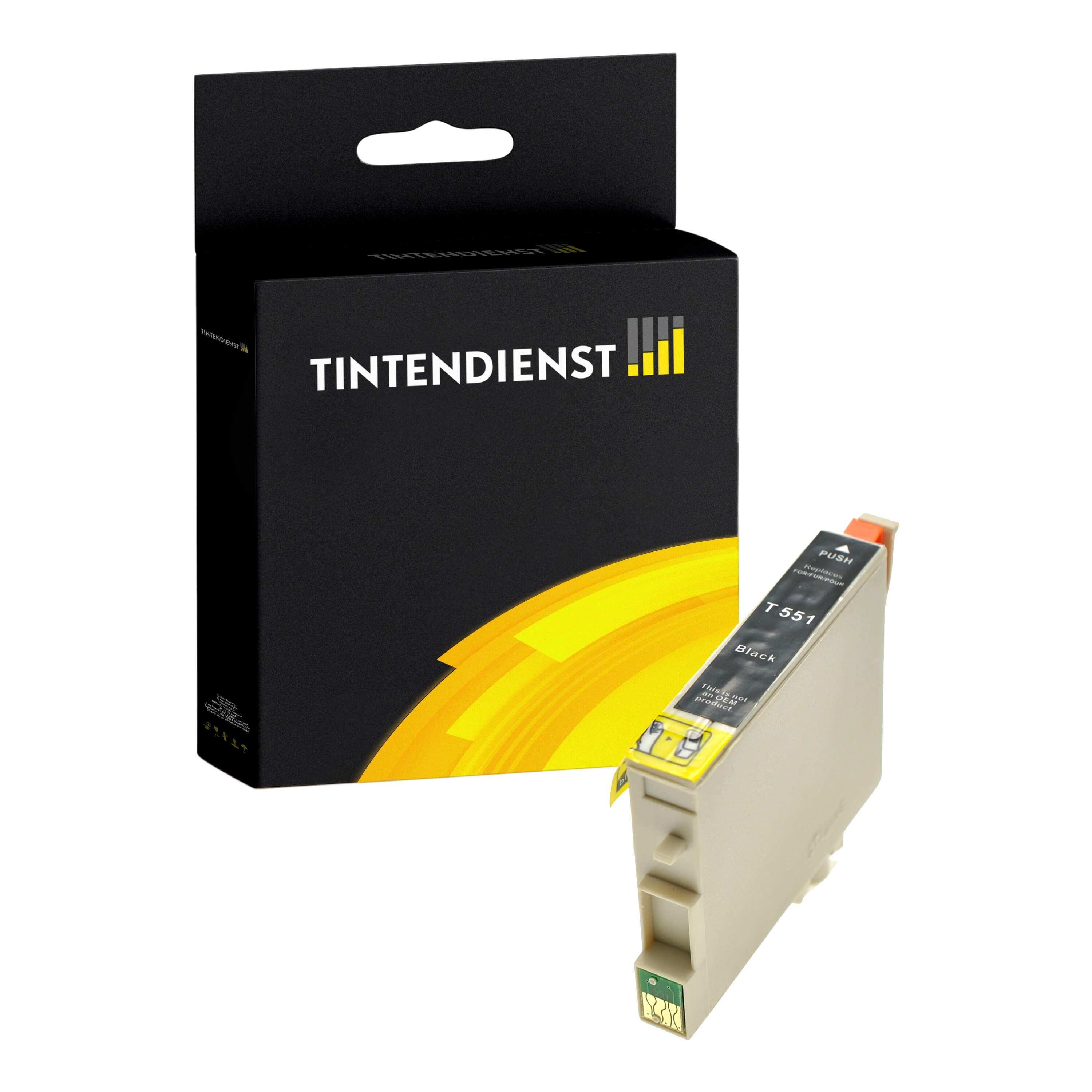 Druckerpatrone kompatibel für Epson Stylus Photo R 245 (C13T05514010 / T0551) Schwarz