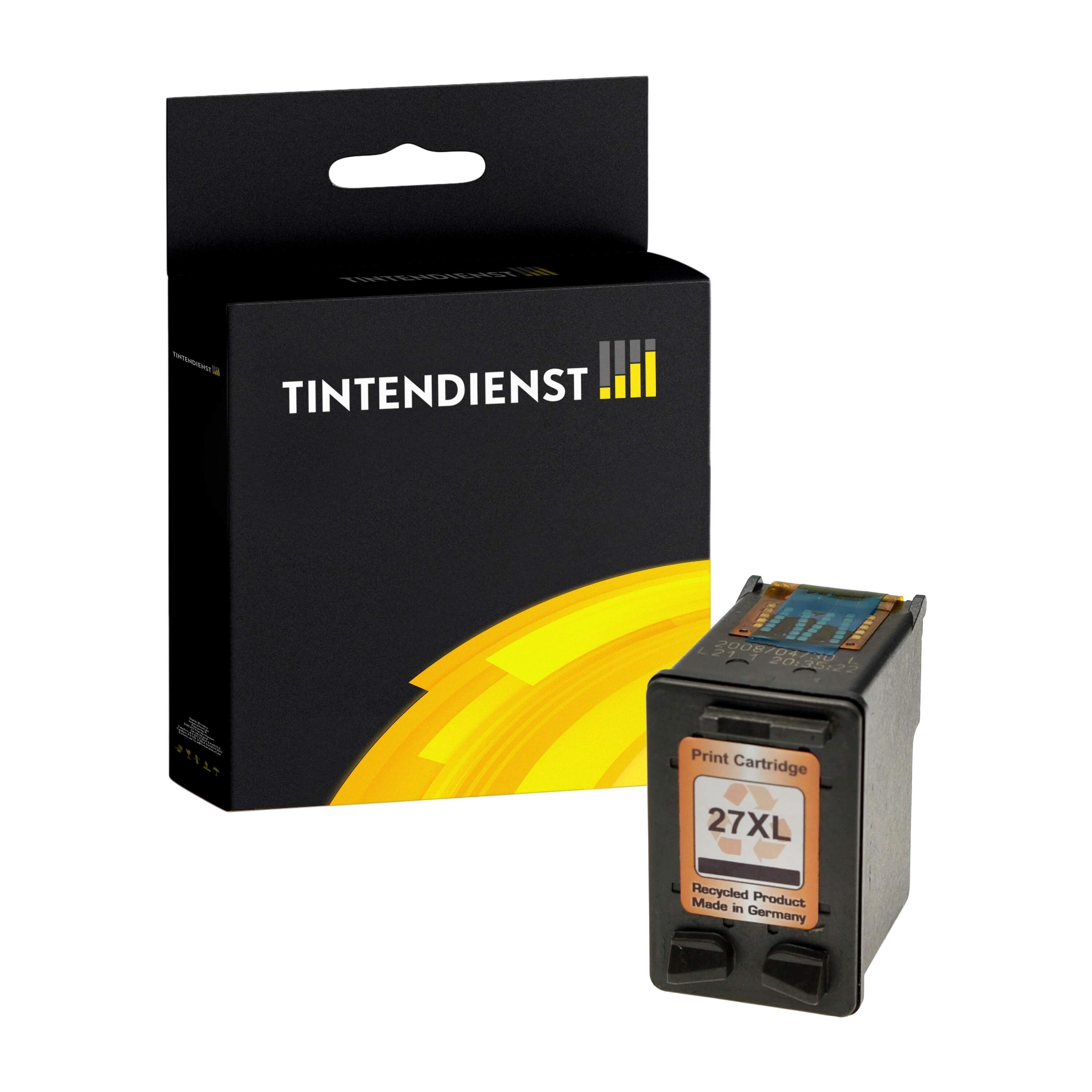 Druckerpatrone kompatibel für HP OfficeJet 4212 (C8727AE / 27) Schwarz