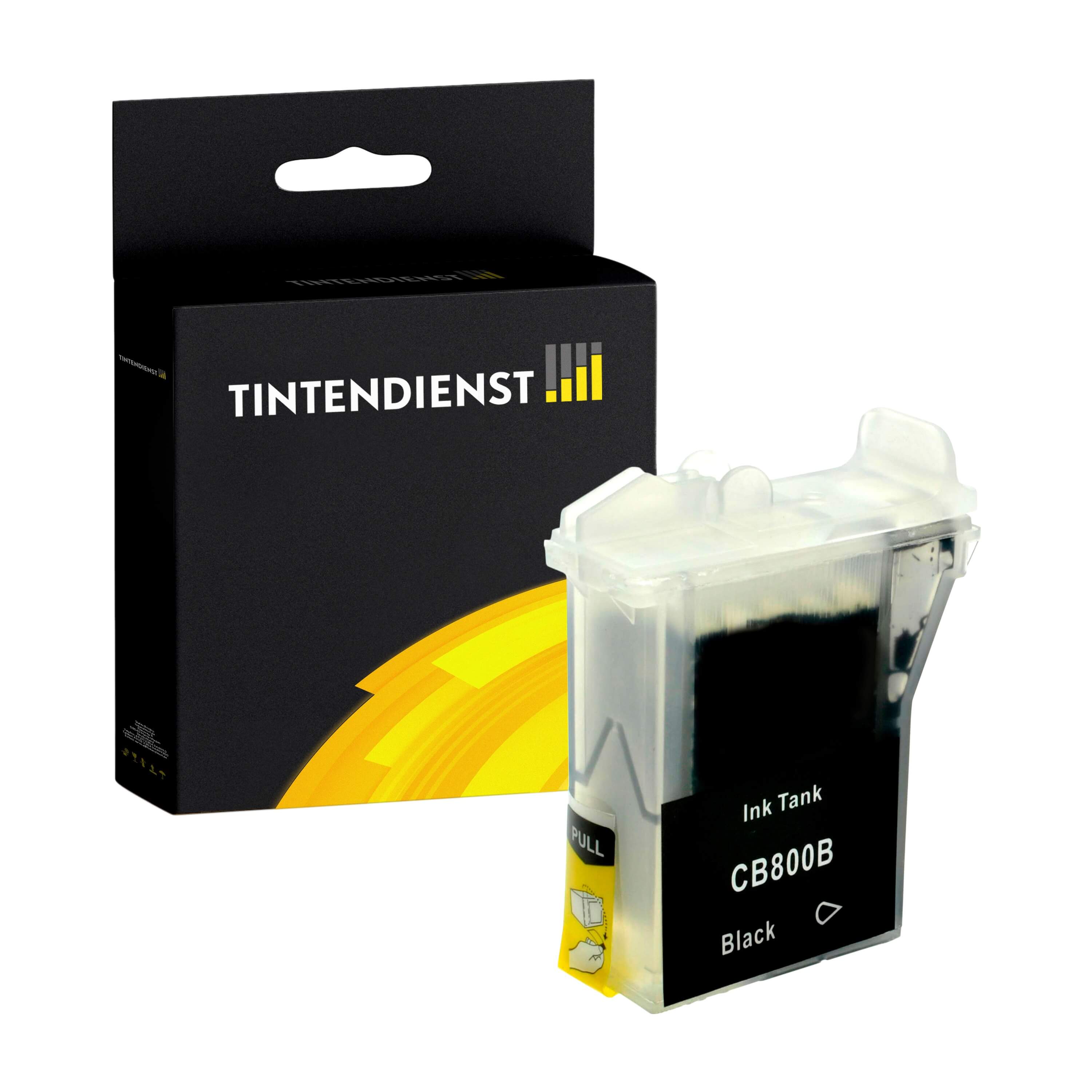 Druckerpatrone kompatibel für Brother Fax 1920 CN (LC-800BK) Schwarz