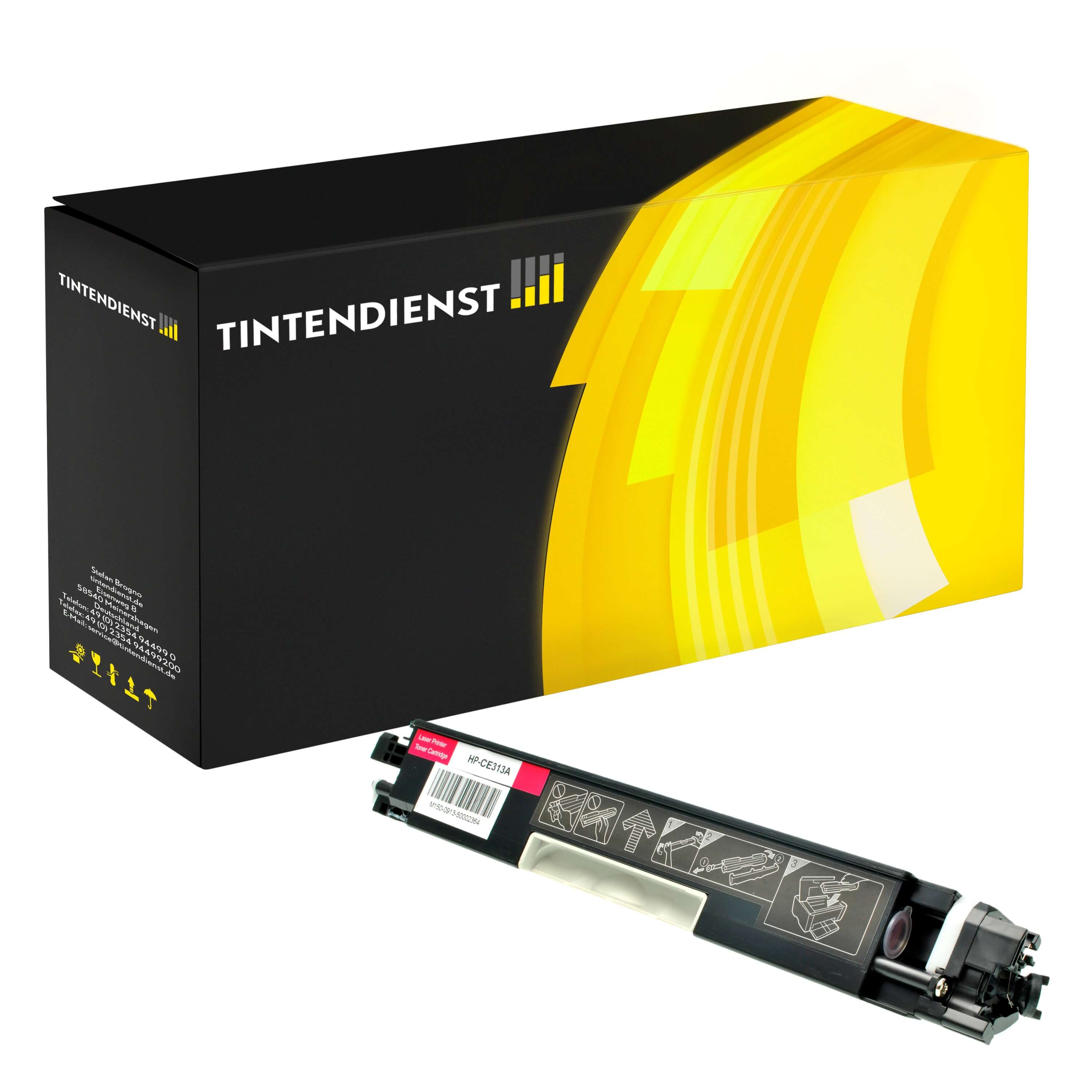 Toner kompatibel für HP TopShot LaserJet Pro M 275 a (CE313A / 126A) Magenta