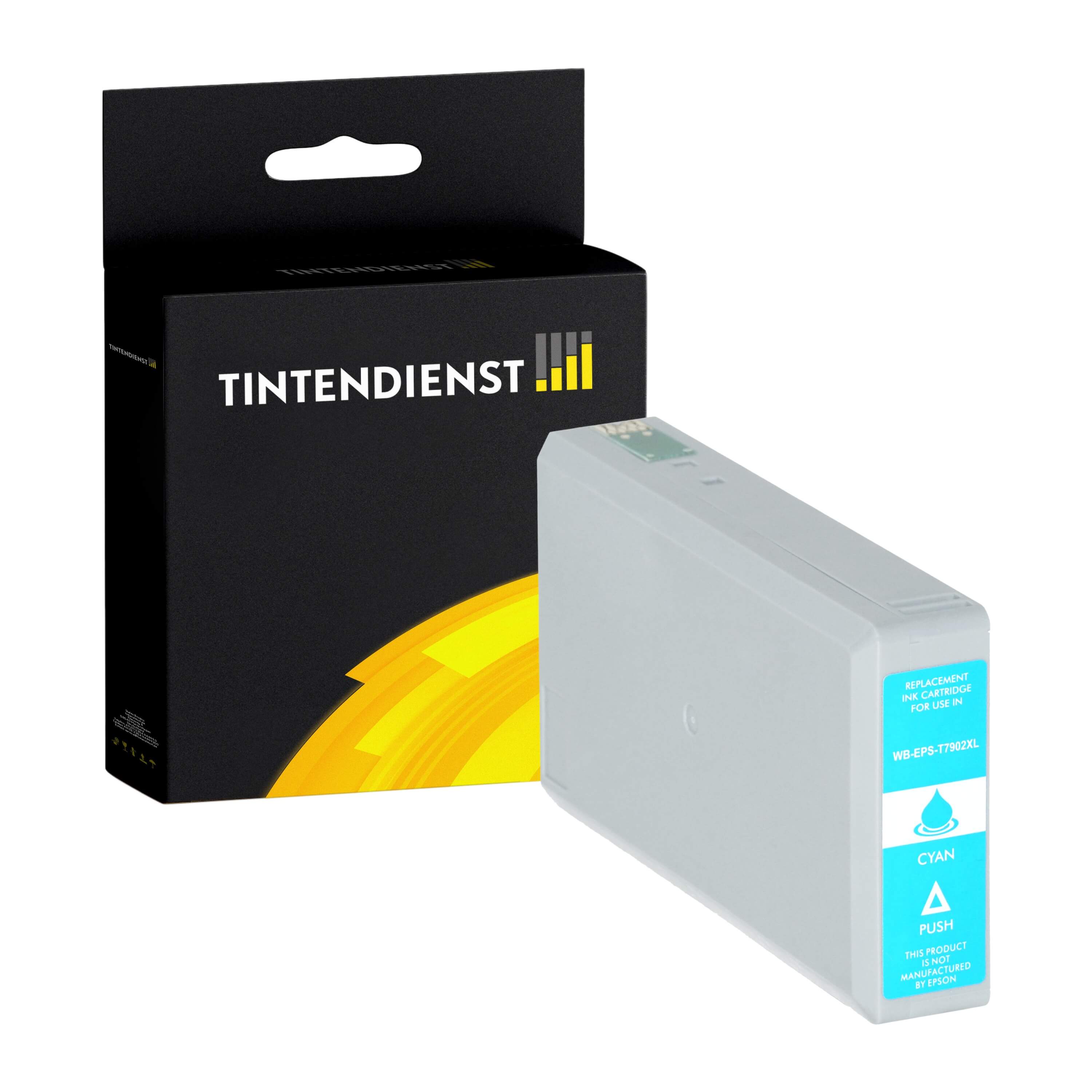 Druckerpatrone kompatibel für Epson Workforce Pro WF-4630 DWF (C13T79024010 / 79XL) Cyan