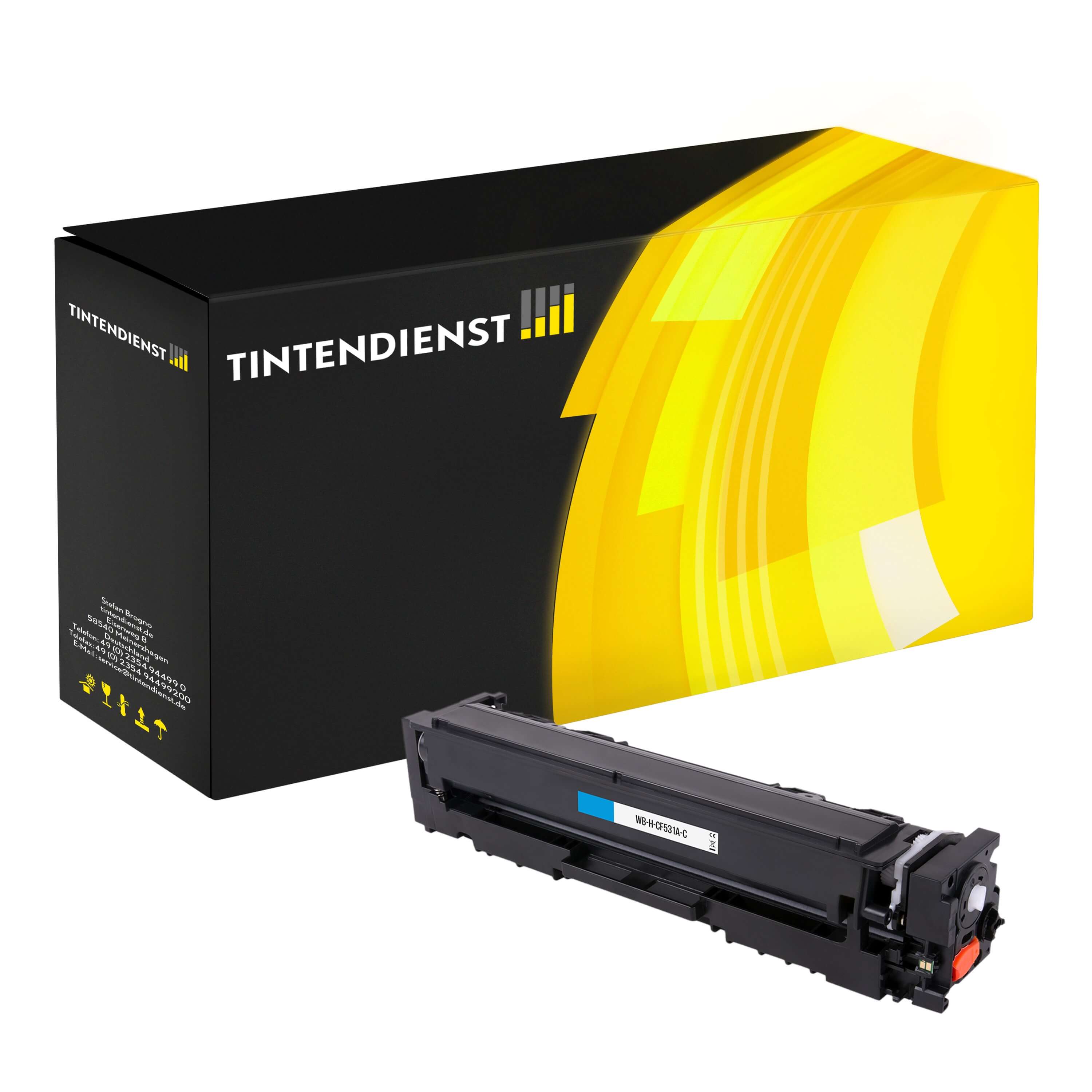 Toner kompatibel für HP Color LaserJet Pro MFP M 181 fw (CF531A / 205A) Cyan