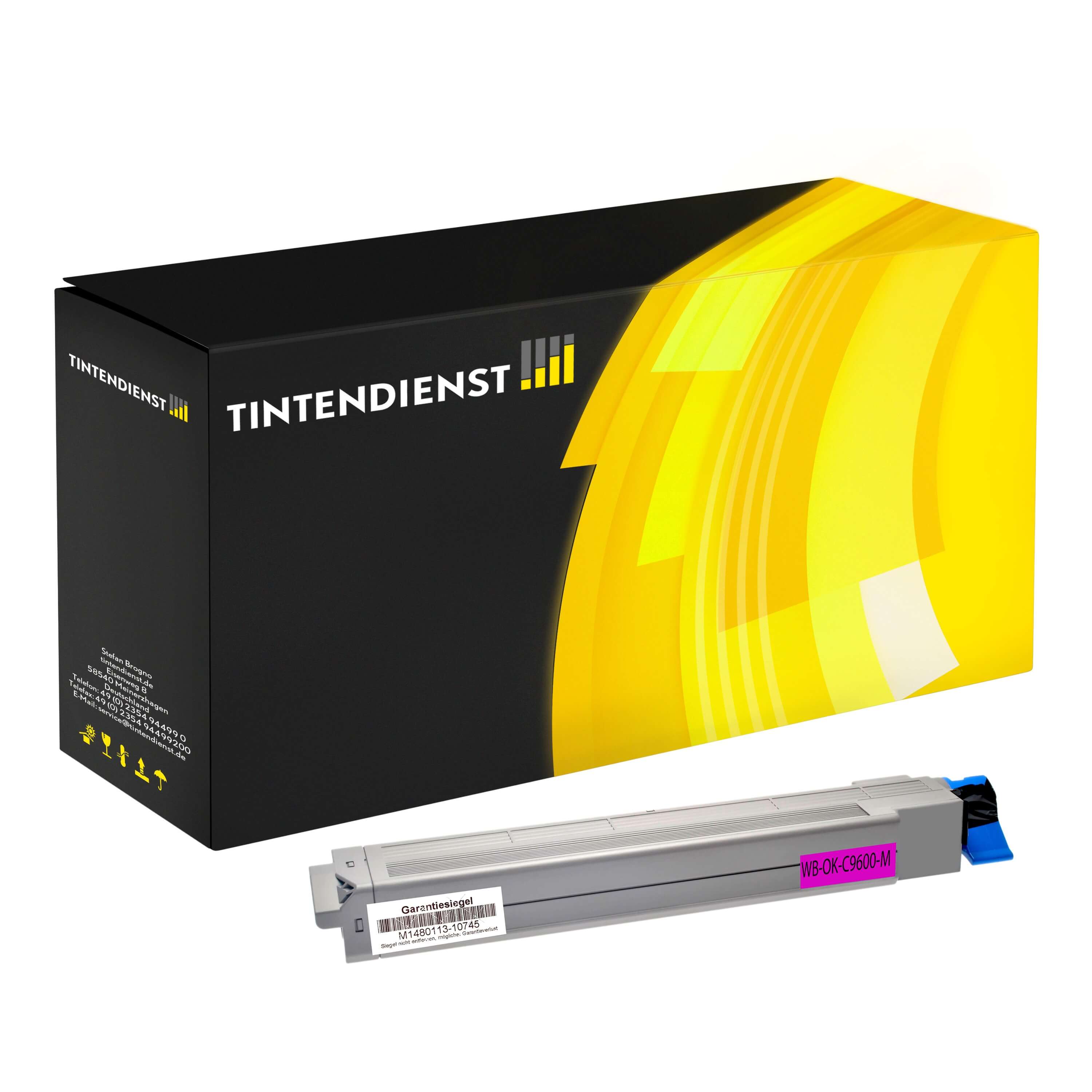 Toner kompatibel für OKI C 9600 XF (42918914) Magenta