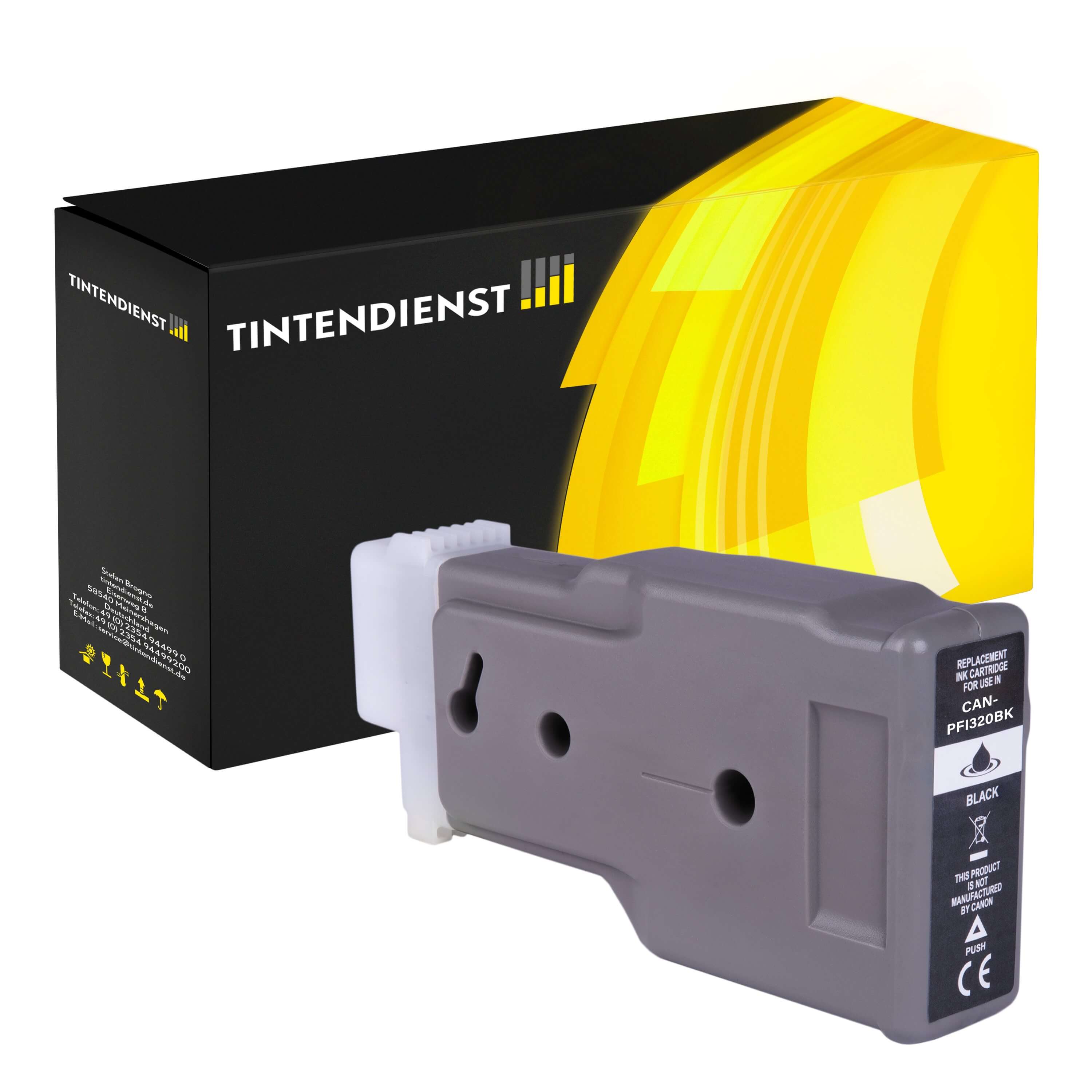 Druckerpatrone kompatibel für Canon imagePROGRAF GP-300 (2890C001 / PFI-320BK) Schwarz