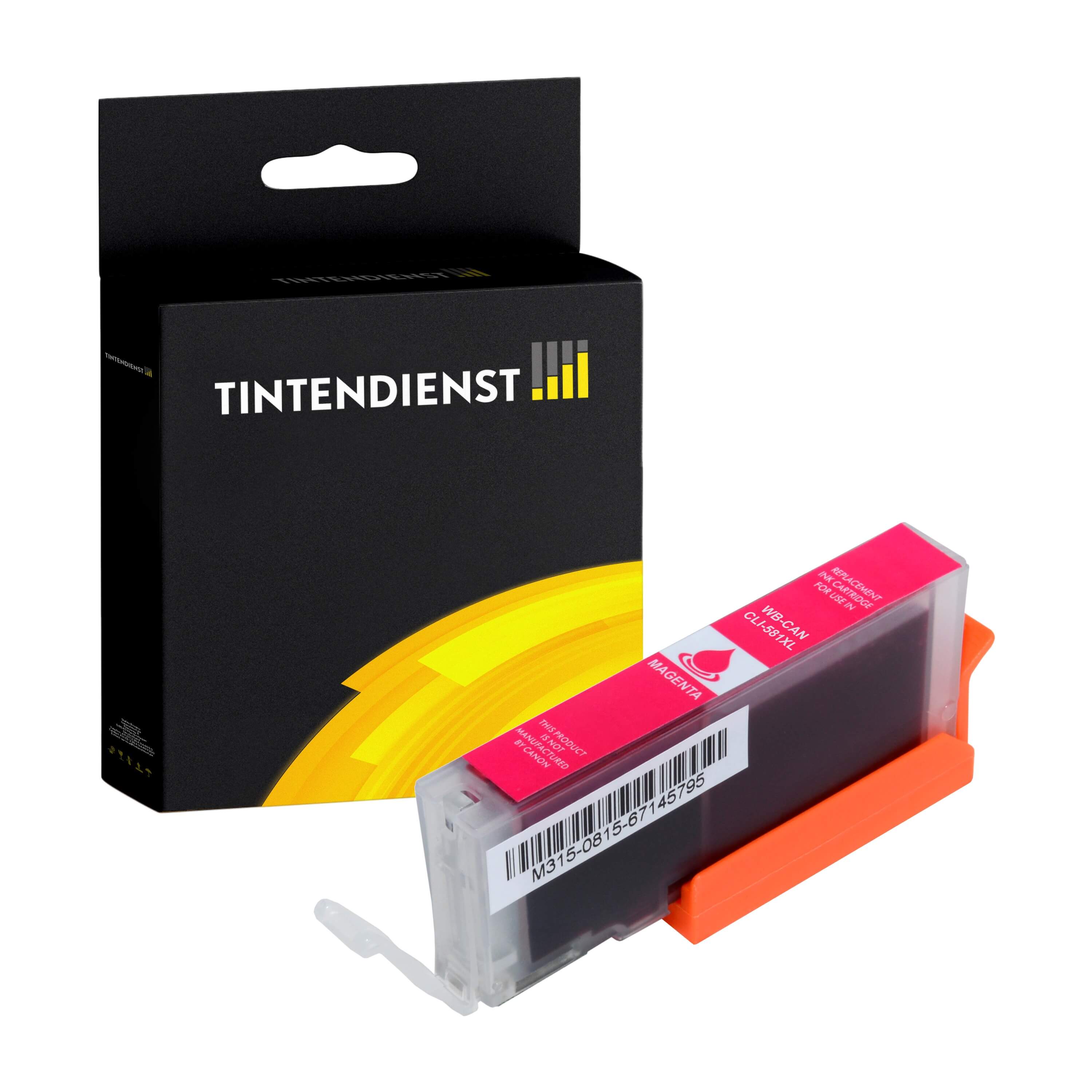 Druckerpatrone kompatibel für Canon Pixma TR 8550 (1996C001 / CLI-581MXXL) Magenta 2XL