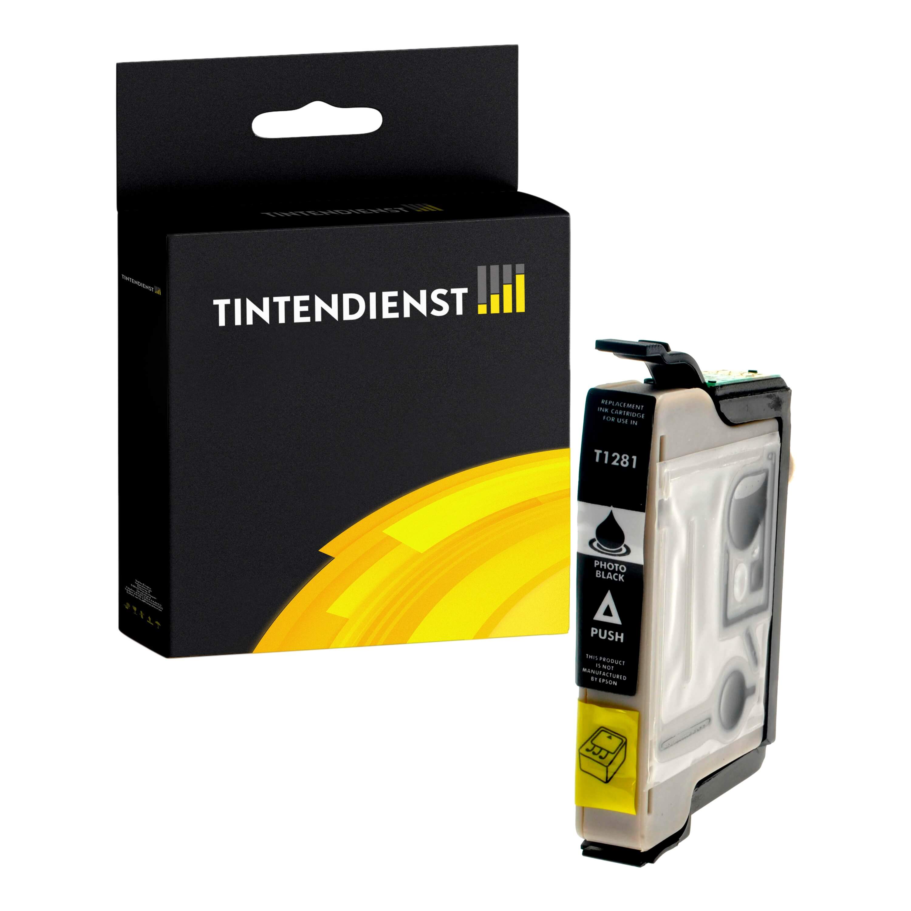 Druckerpatrone kompatibel für Epson Stylus SX 235 W (C13T12814011 / T1281) Schwarz
