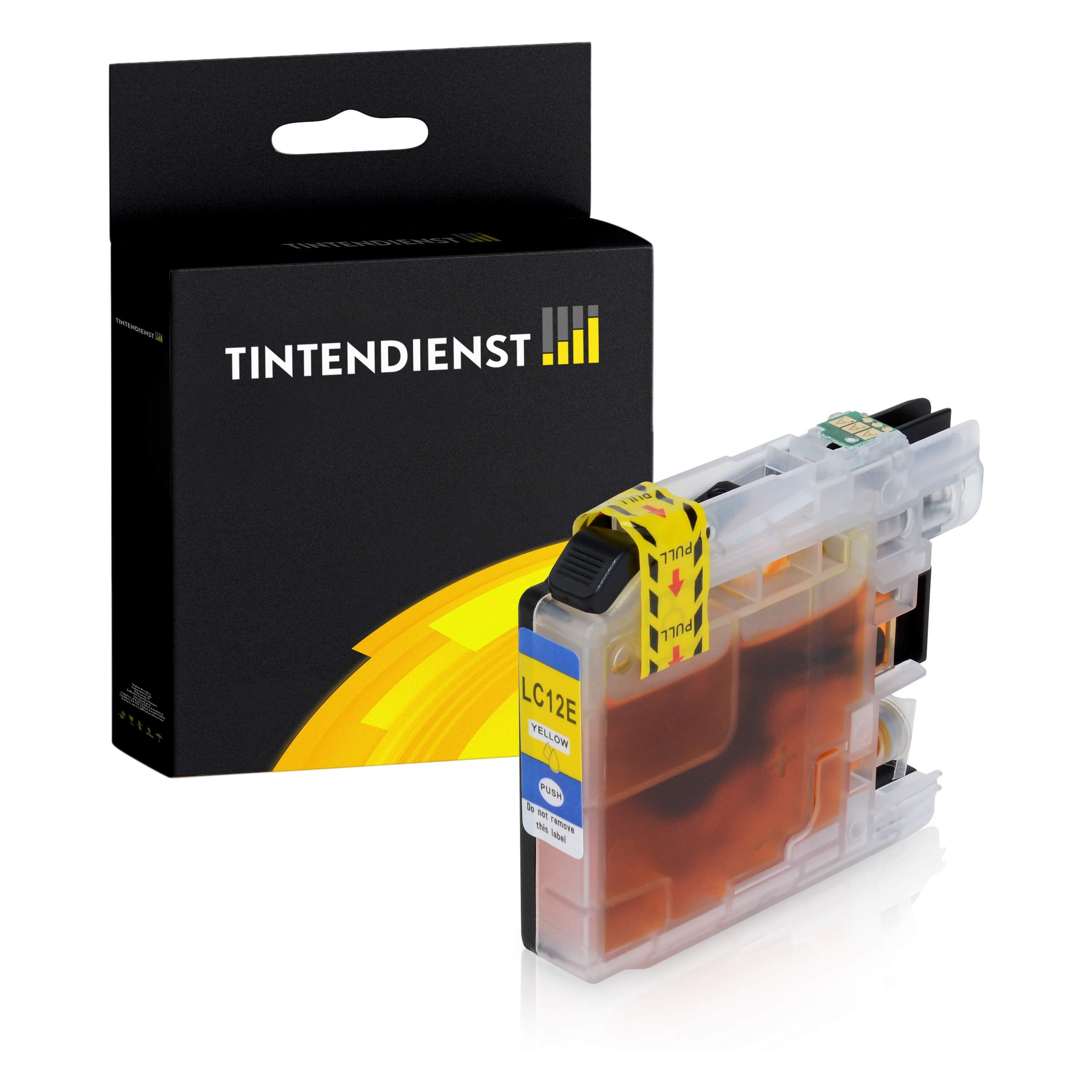 Druckerpatrone kompatibel für Brother MFC-J 6925 DW (LC-12EY) Gelb