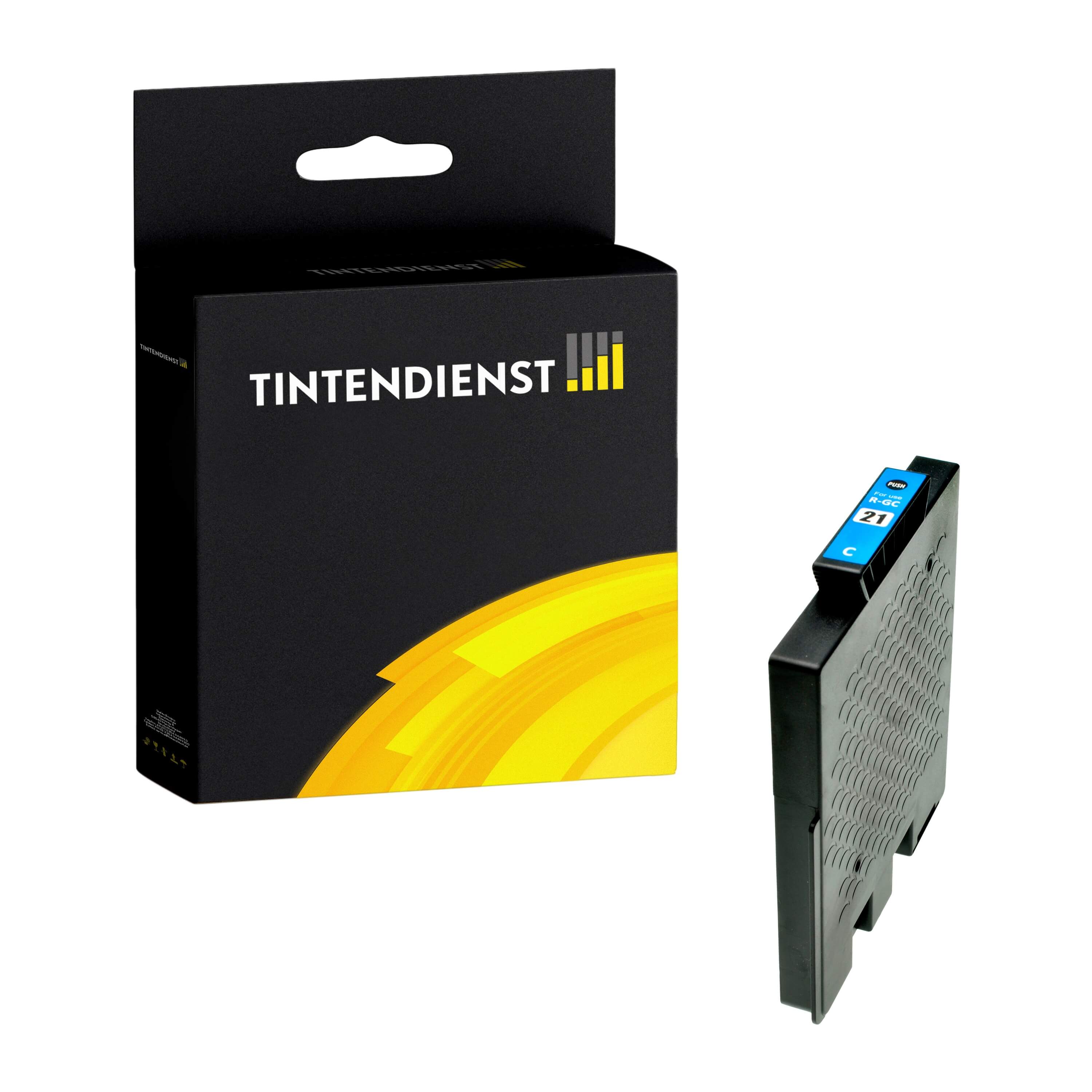 Druckerpatrone kompatibel für Ricoh Aficio GX 3050 sfn (405533 / GC-21C) Cyan