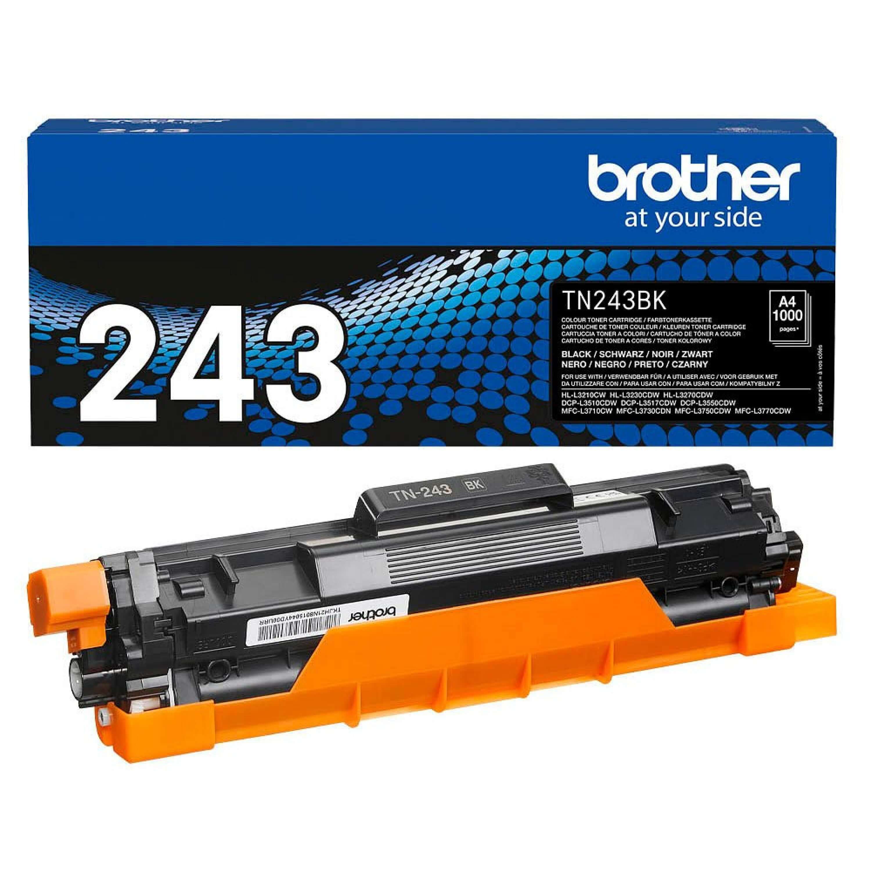 Original Toner Brother MFC-L 3750 CDW (TN-243BK) Schwarz