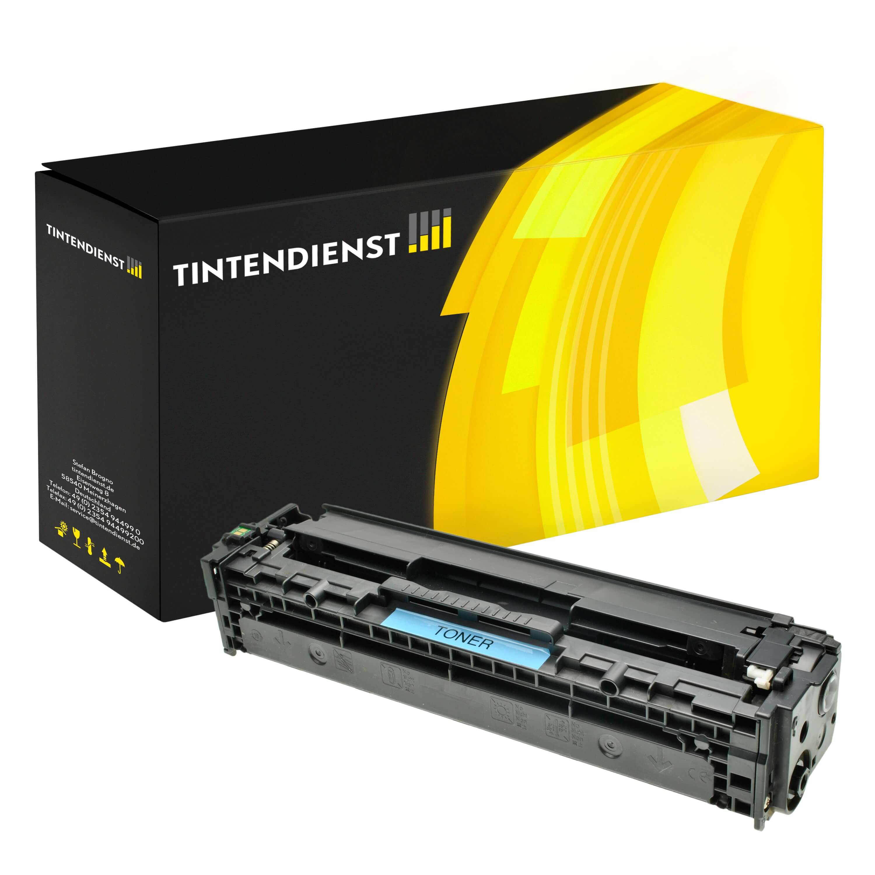 Toner kompatibel für HP Color LaserJet CM 1312 CI MFP (CB541A / 125A) Cyan