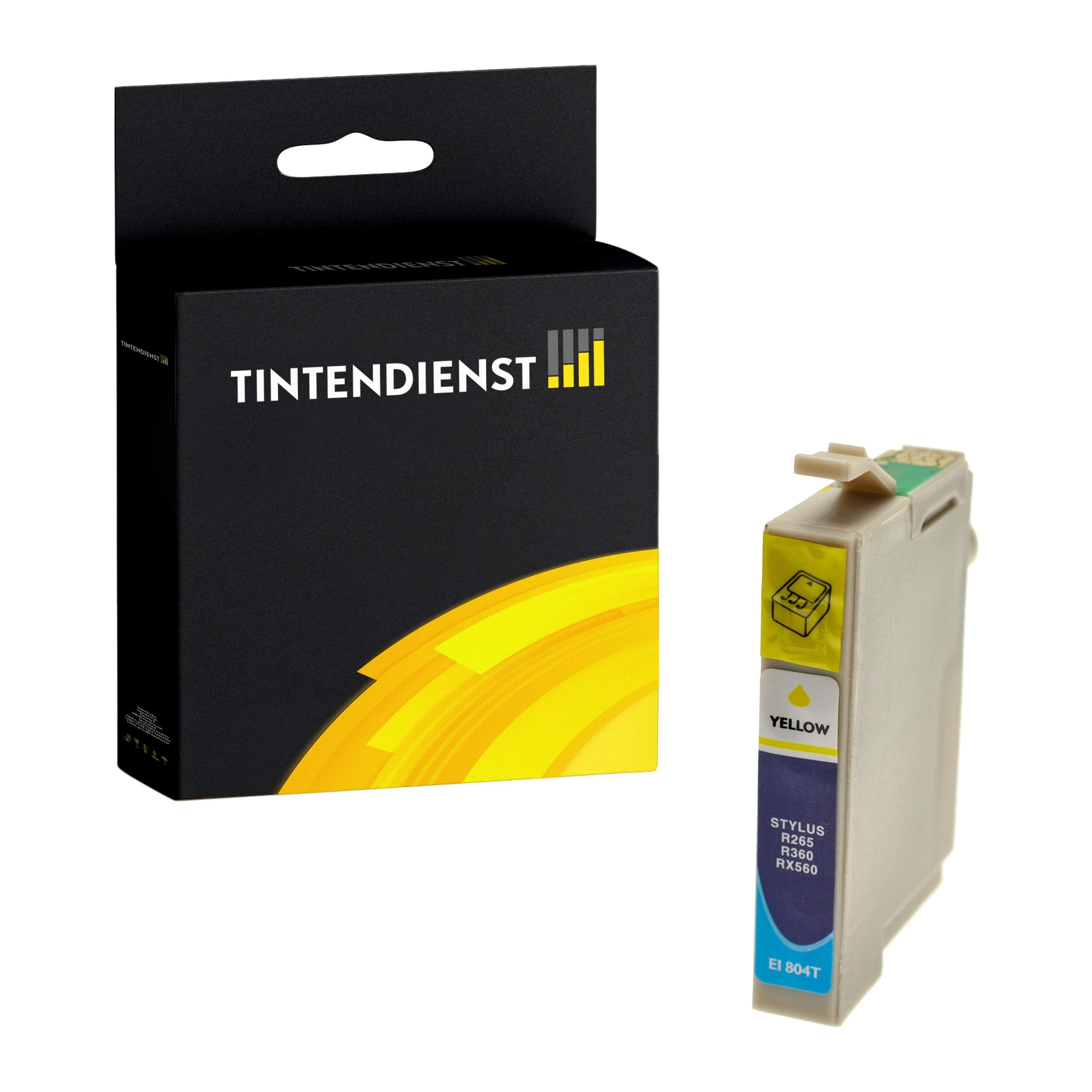 Druckerpatrone kompatibel für Epson Stylus Photo PX 800 FW (C13T08044011 / T0804) Gelb