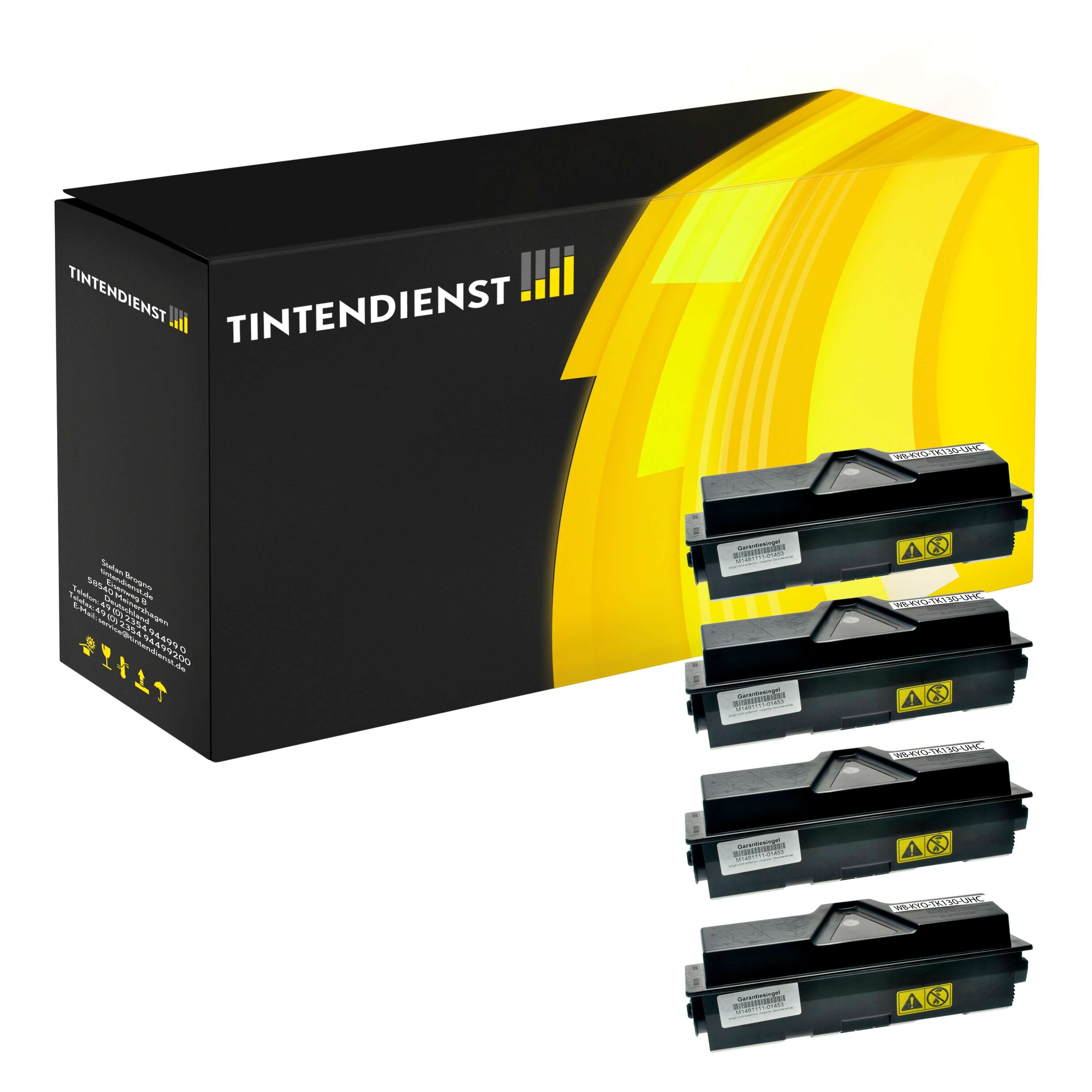 Toner kompatibel für Kyocera FS 1300 N (1T02HS0EU0 / TK-130) Schwarz