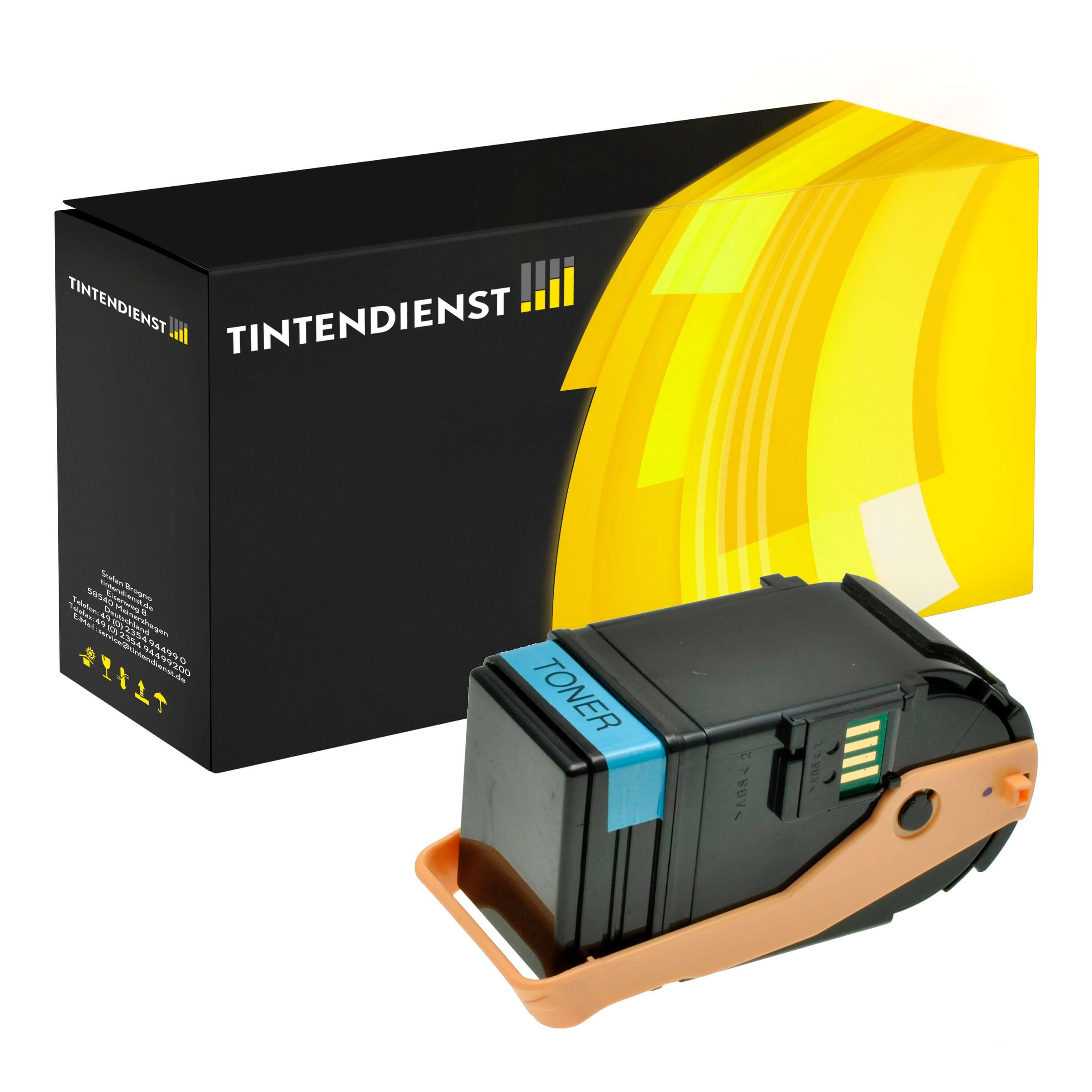 Toner kompatibel für Epson Aculaser C 9300 D 3 TNC (C13S050604 / 0604) Cyan