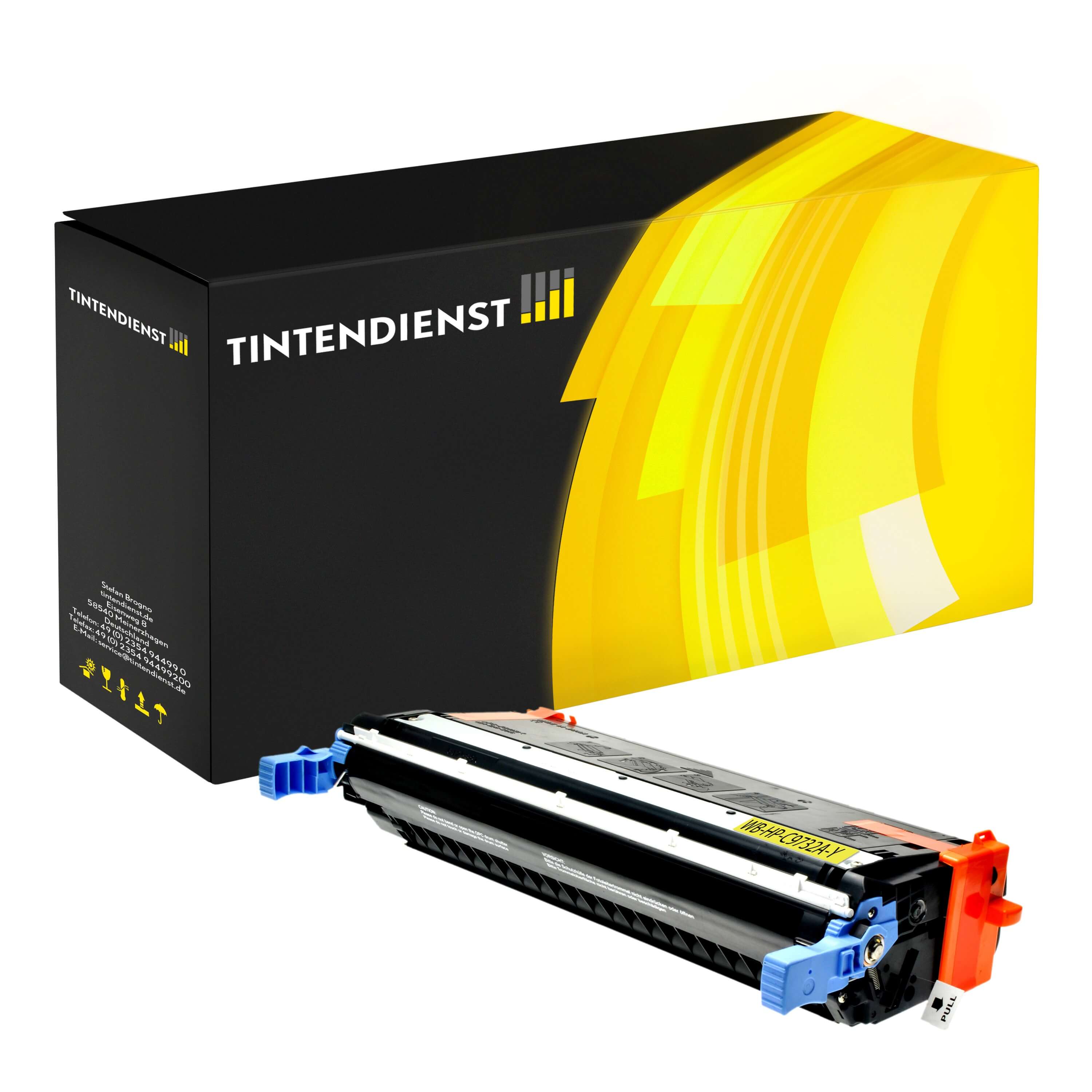 Toner kompatibel für HP Color LaserJet 5550 HDN (C9732A / 645A) Gelb